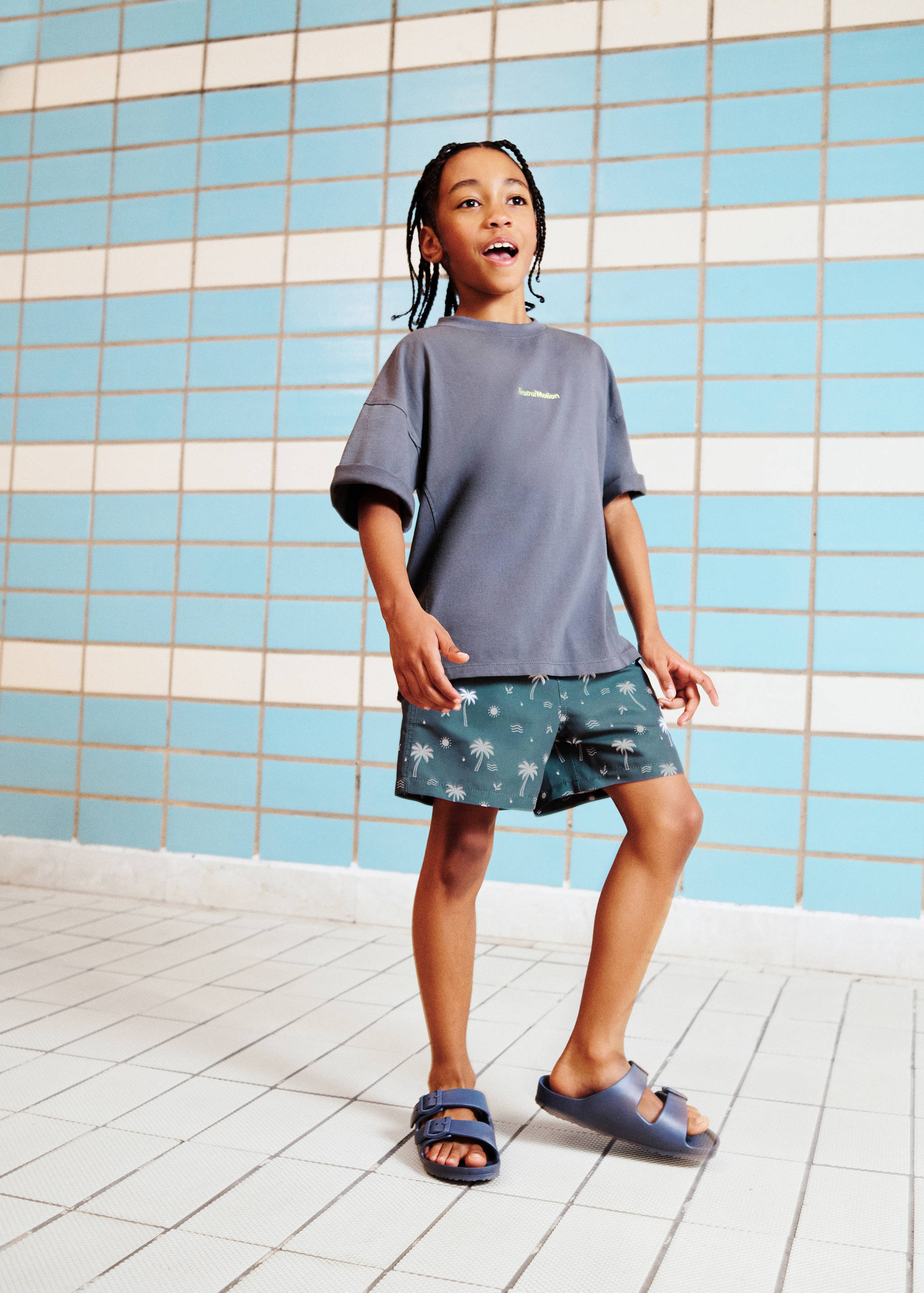 Maillot de bain imprimé palmiers - Détail de l'article 5