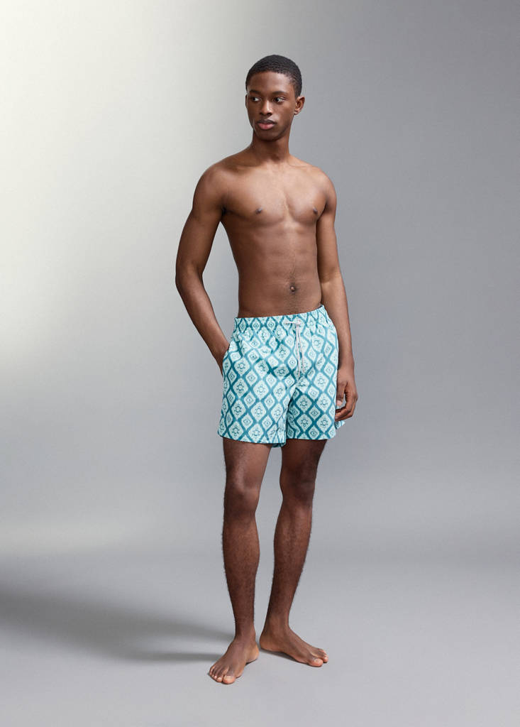 Bañador estampado etnico