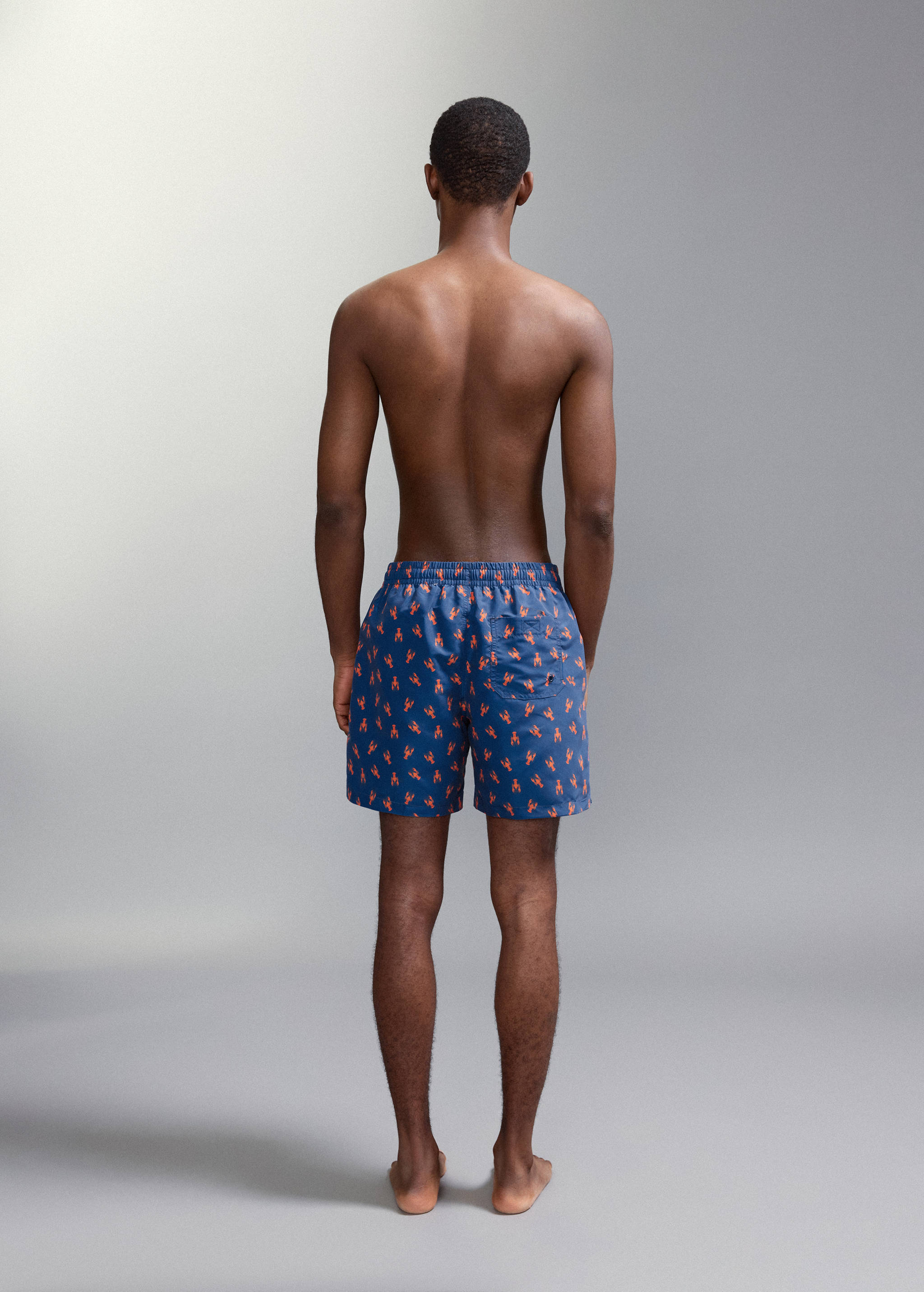 Bañador estampado langosta - Reverso del artículo