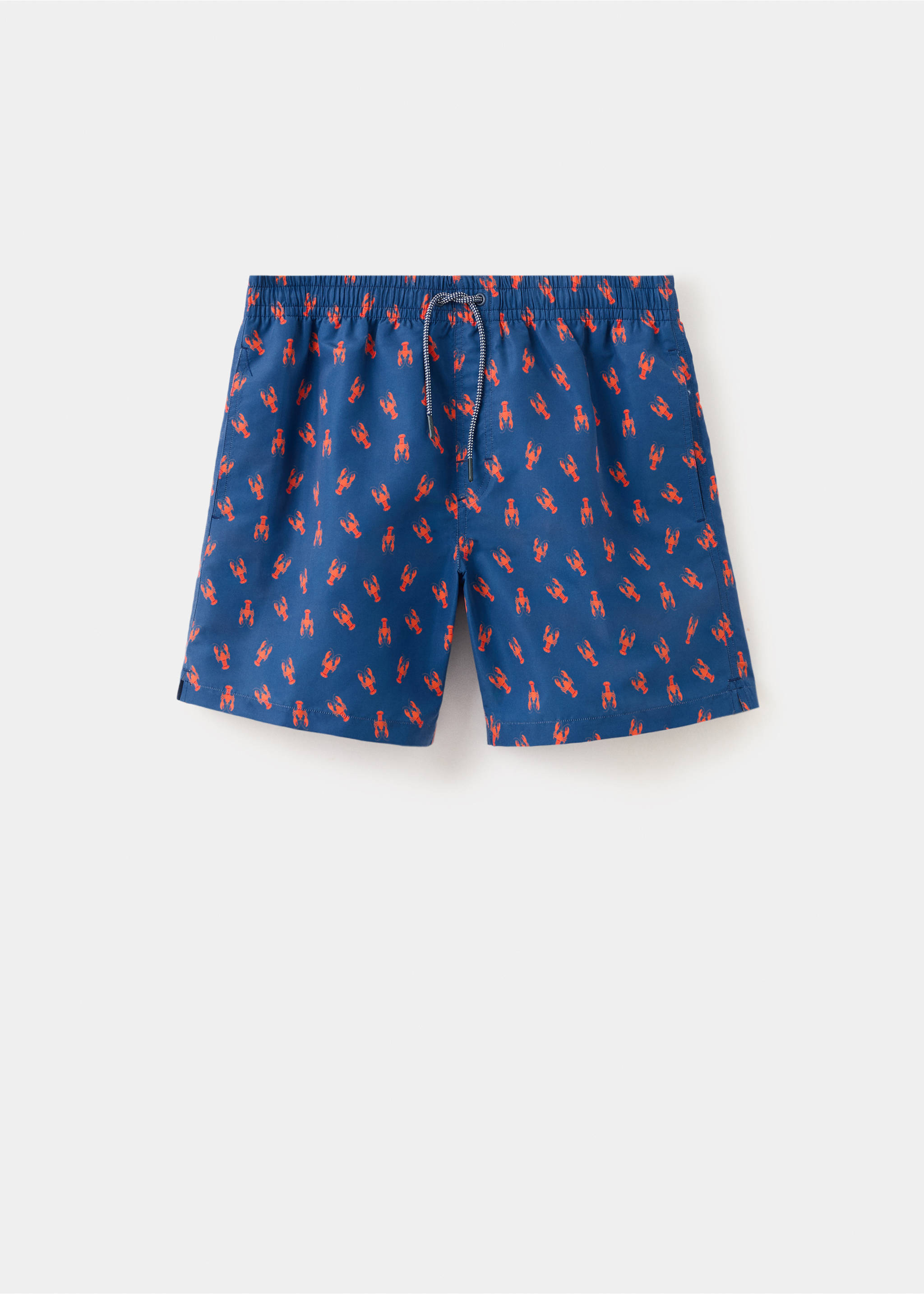 Lobster-print swimming costume - Article without model, Navy. Ref: 27025989-00.