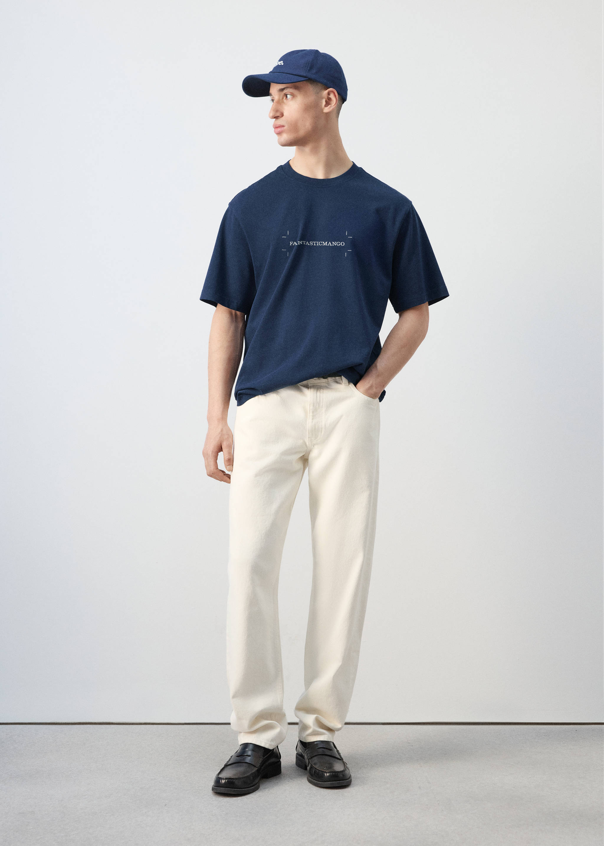 Футболка 100% хлопок с принтом - Деталь изделия 4