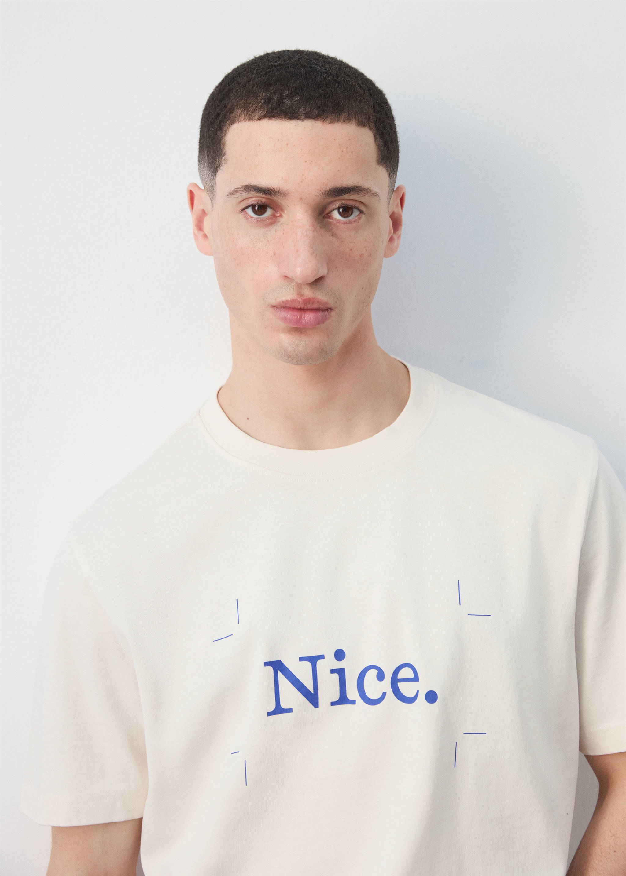 Футболка 100% хлопок с принтом - Деталь изделия 1