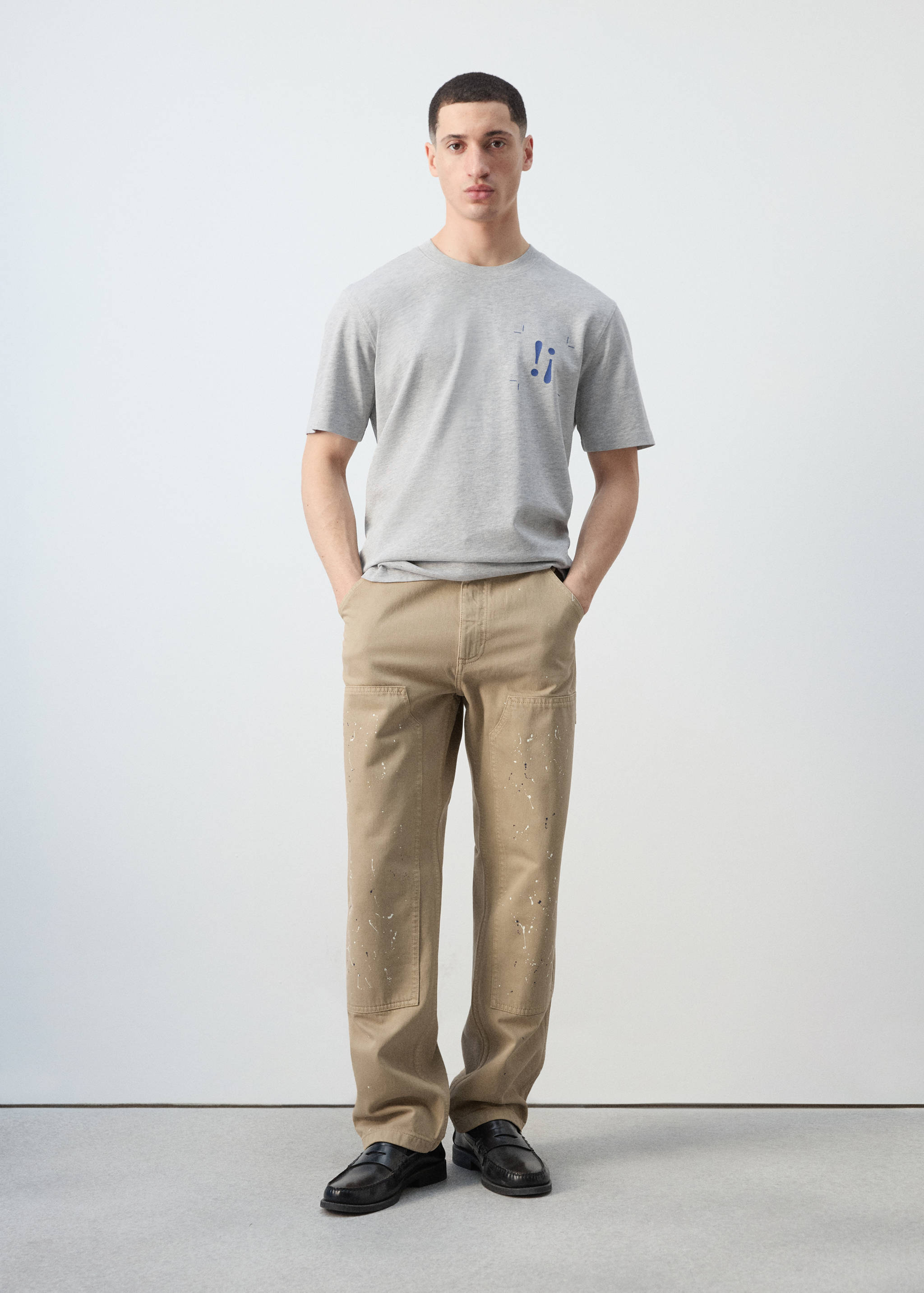 Футболка 100% хлопок с принтом - Общий план