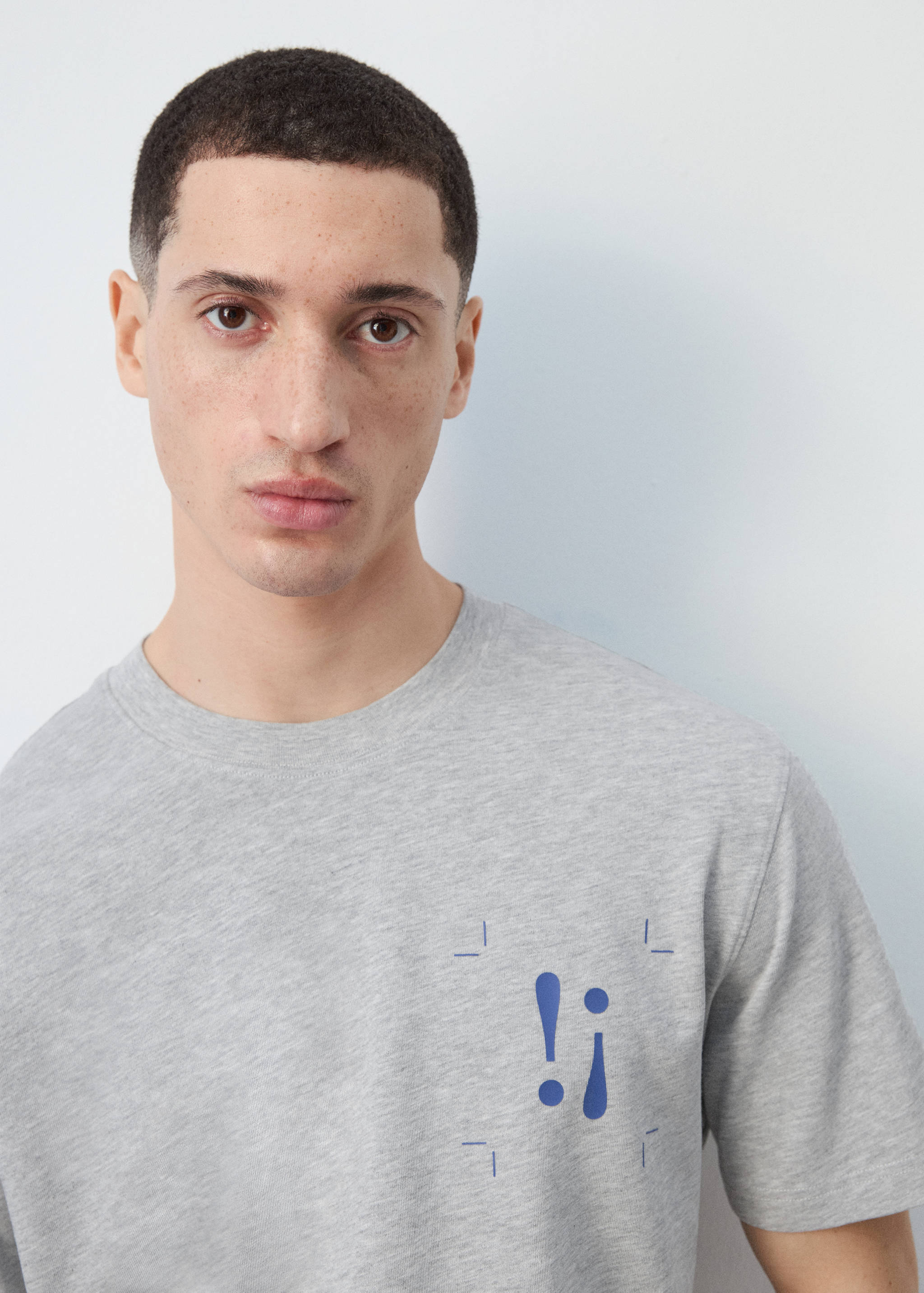 Футболка 100% хлопок с принтом - Деталь изделия 1