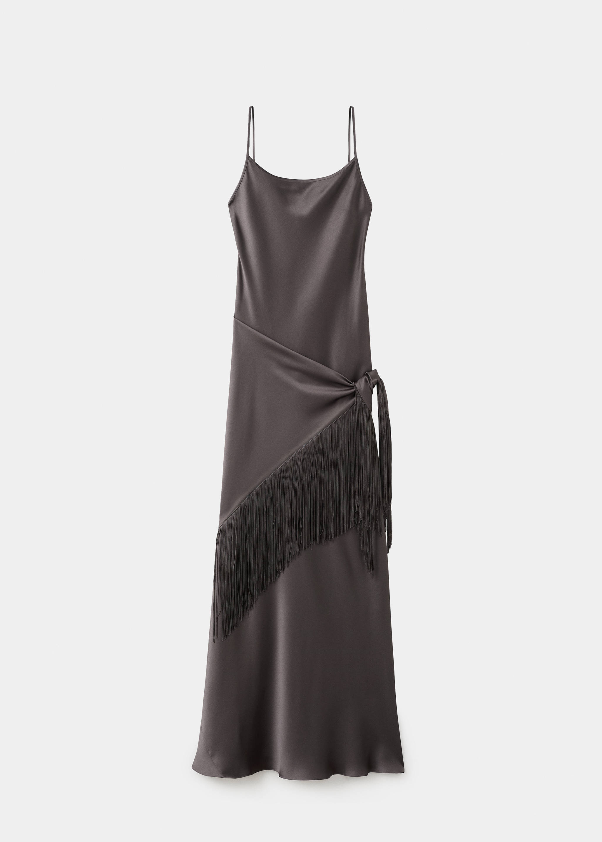 Satin bandana fringe dress - Article without model