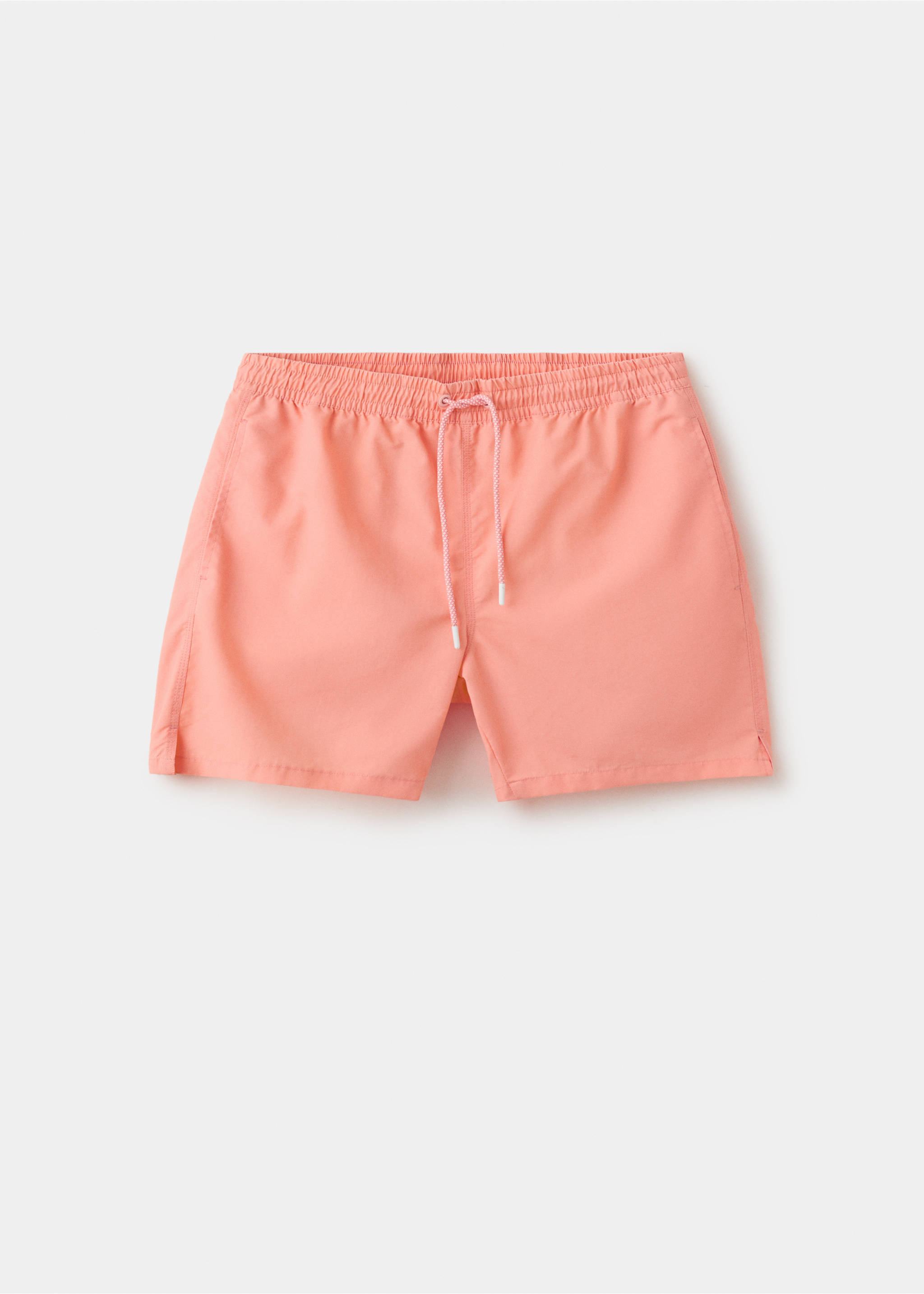 Basic-Badeshorts mit Kordelzug - Artikel ohne Model, Lachs. Ref: 27026000-00.