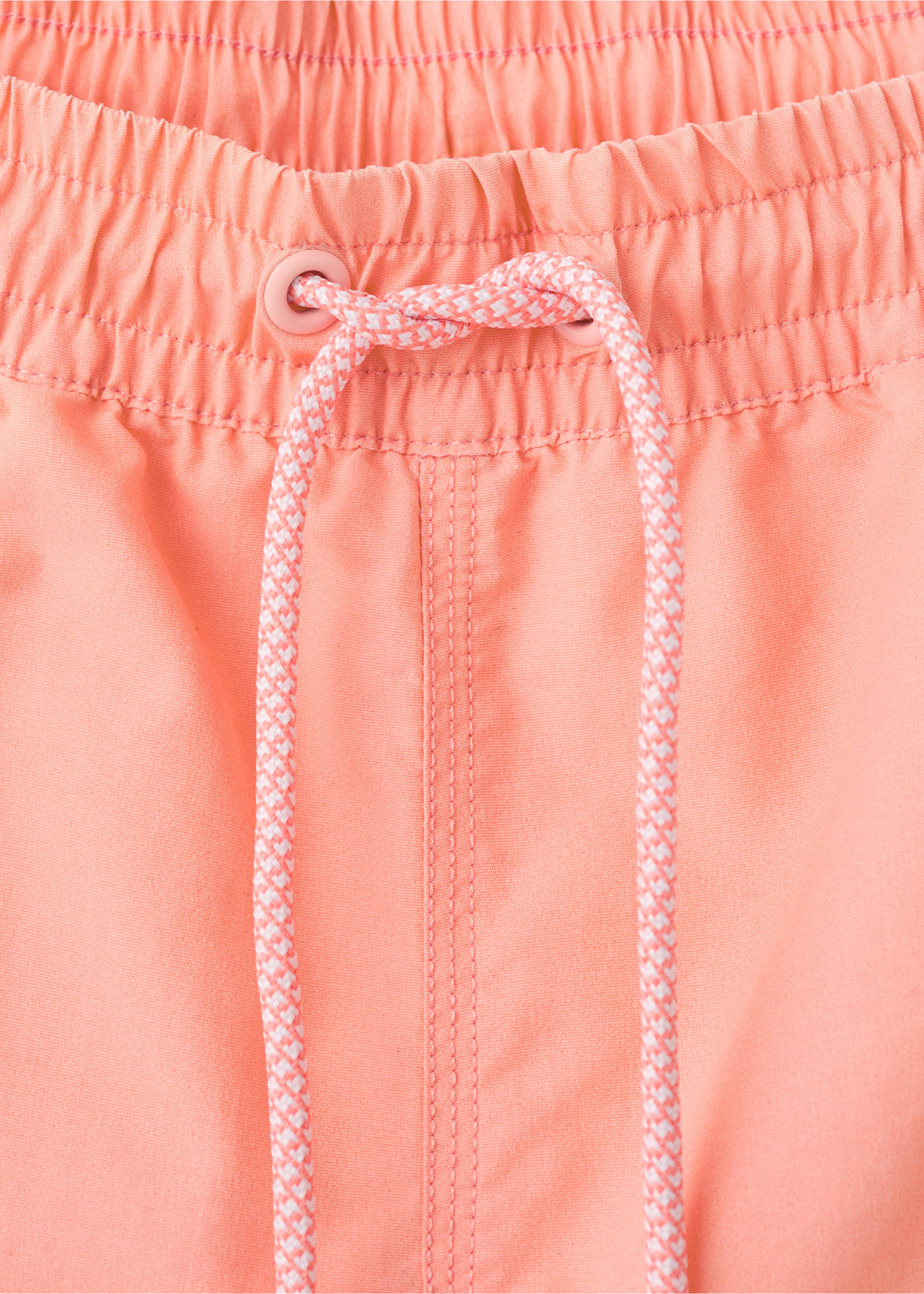 Basic-Badeshorts mit Kordelzug - Detail des Artikels 8, Lachs. Ref: 27026000-00.
