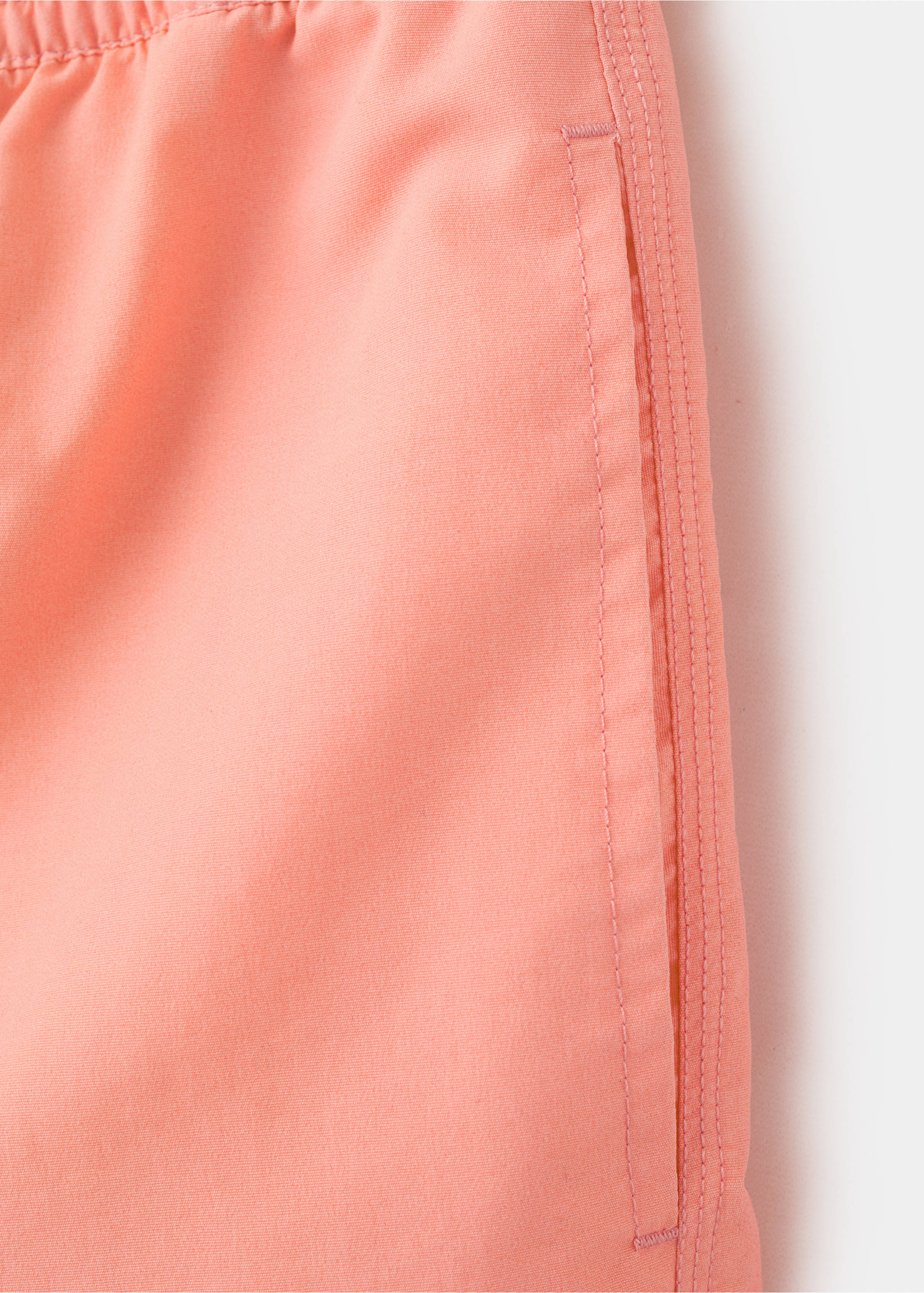 Basic-Badeshorts mit Kordelzug - Detail des Artikels 0, Lachs. Ref: 27026000-00.