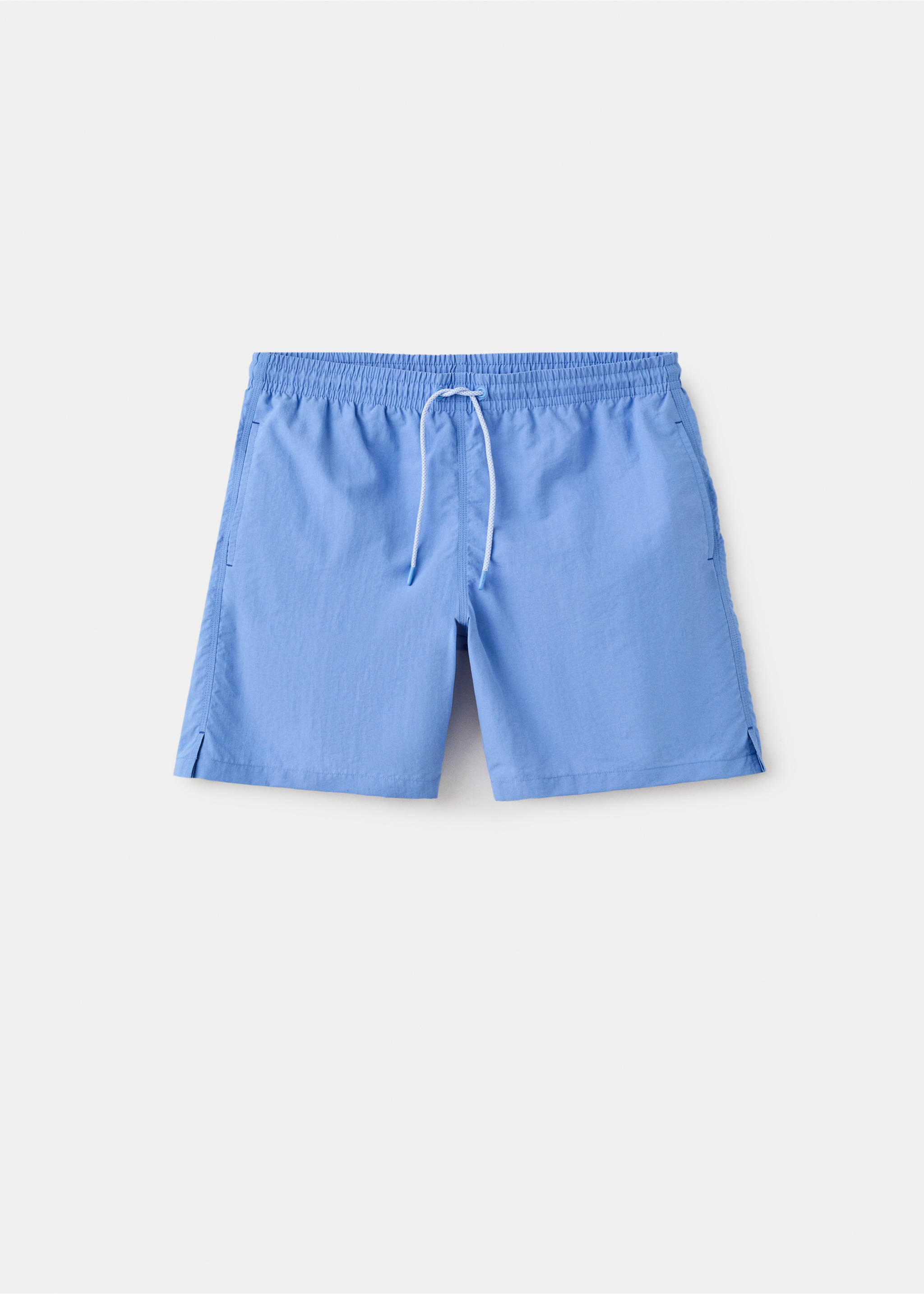 Basic-Badeshorts mit Kordelzug - Artikel ohne Model, Porzellanblau. Ref: 27026000-00.