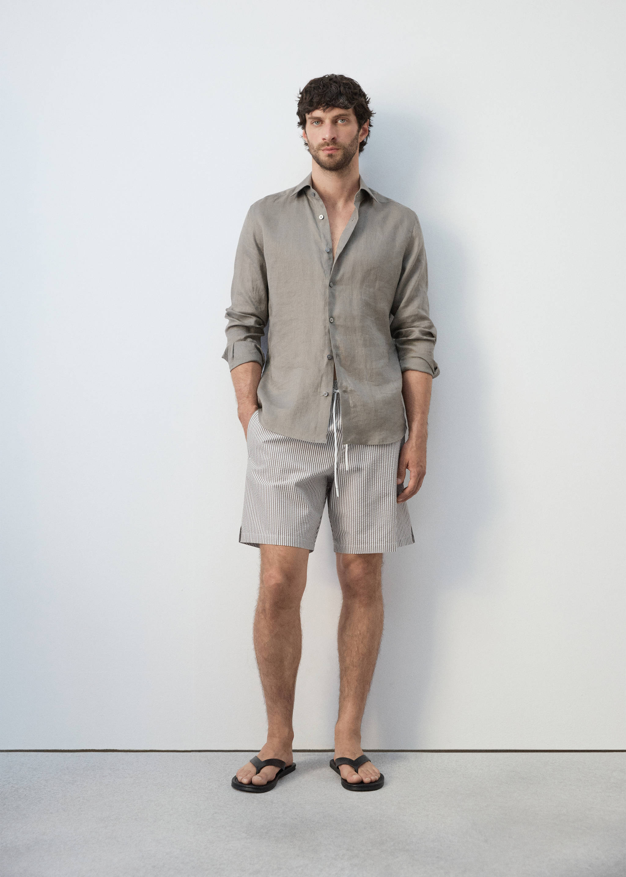 Maillot de bain rayures seersucker - Détail de l'article 4