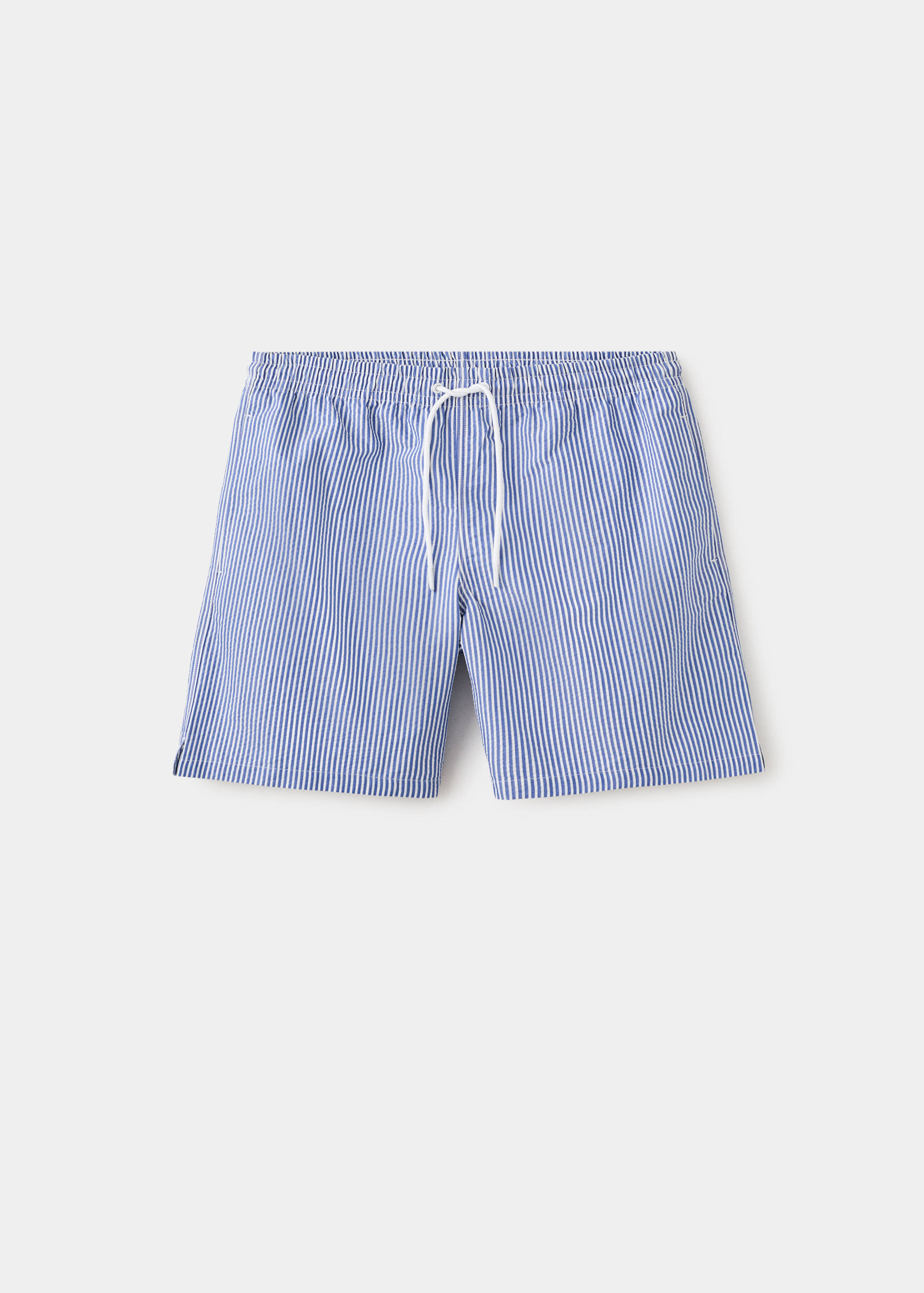 Seersucker striped swimsuit - Article without model