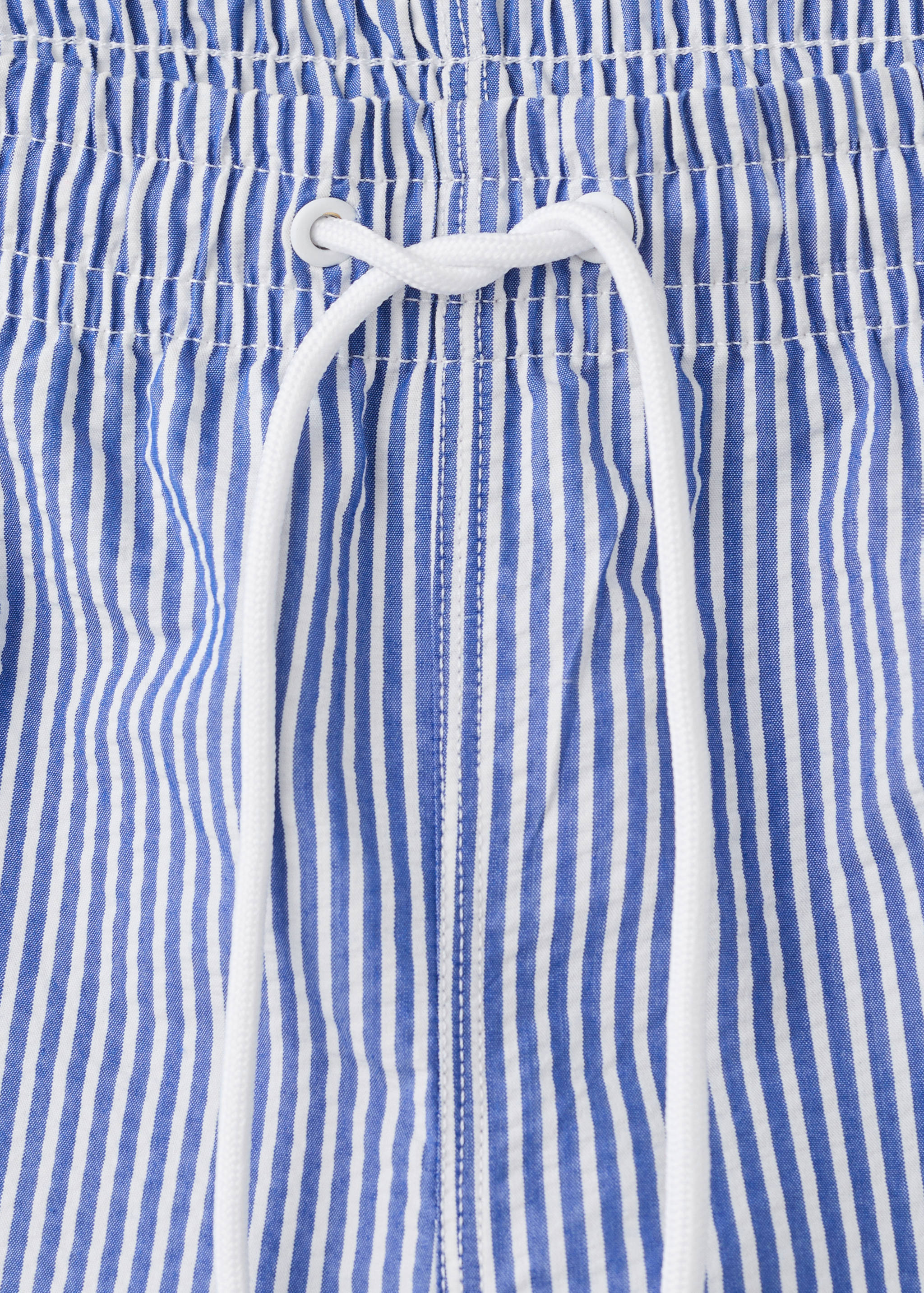 Seersucker striped swimsuit - Details of the article 8