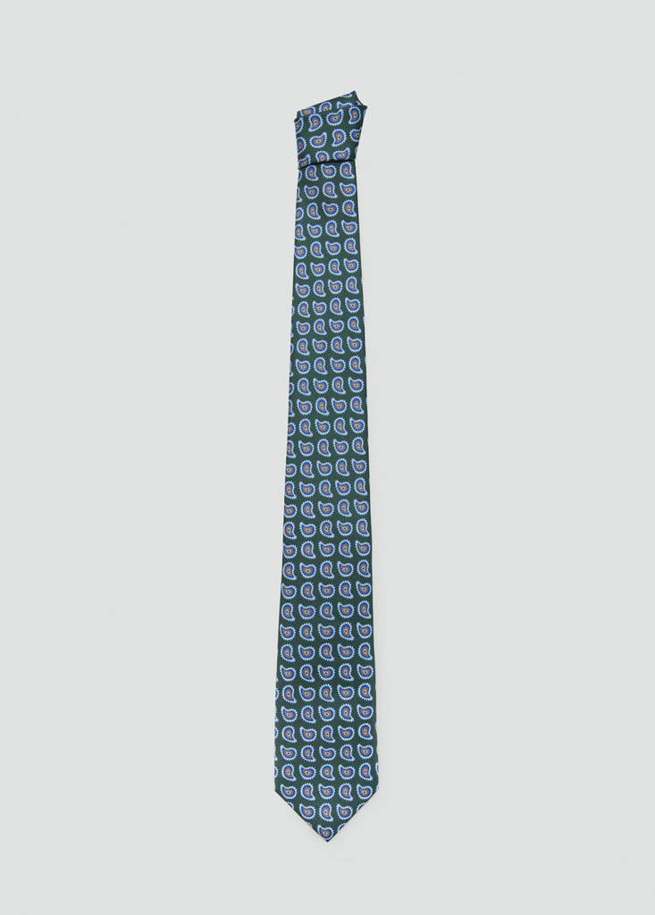 Corbata seda estampado