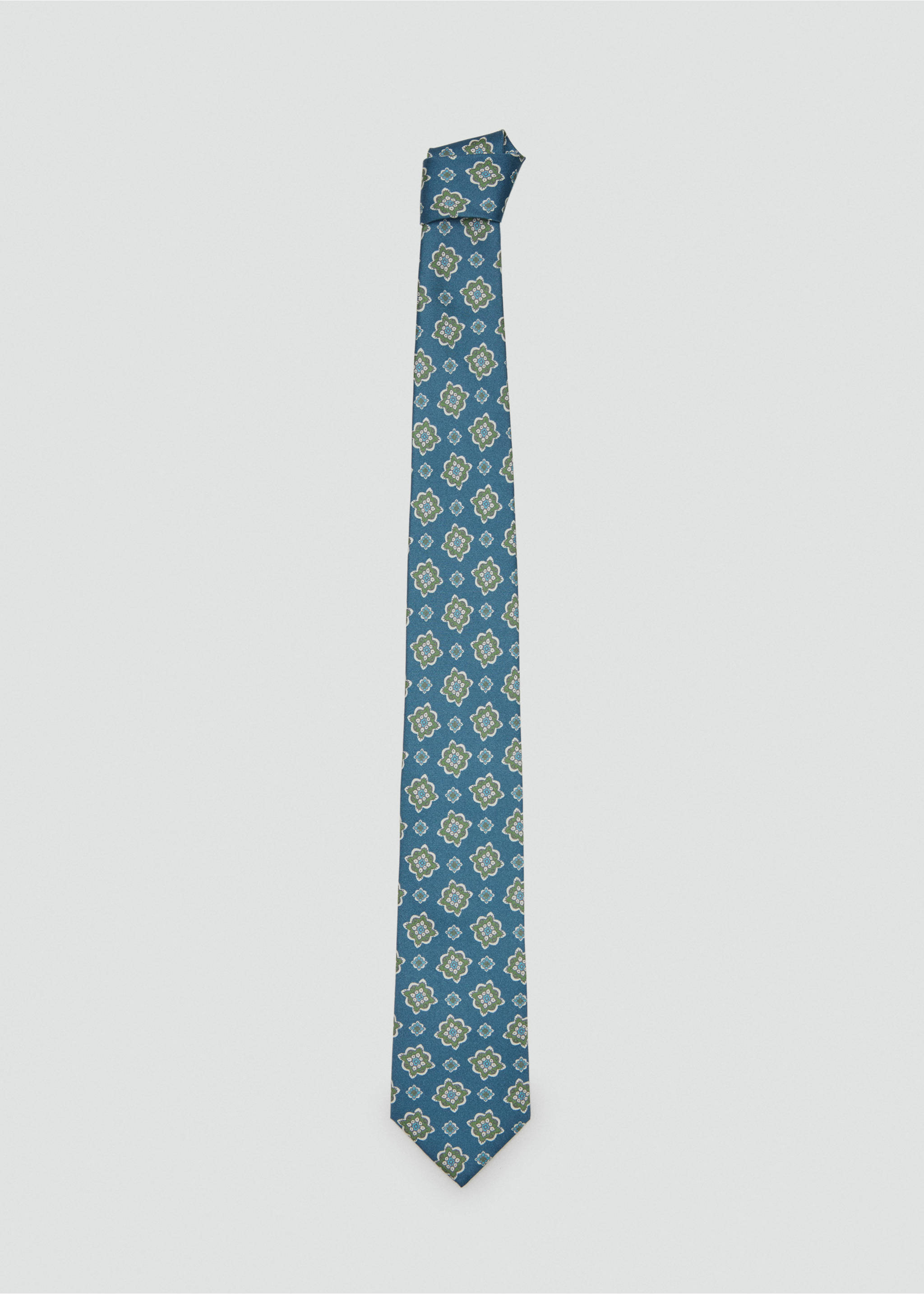 Corbata seda estampado - Artículo sin modelo, Azul marino. Ref: 27026005-00.