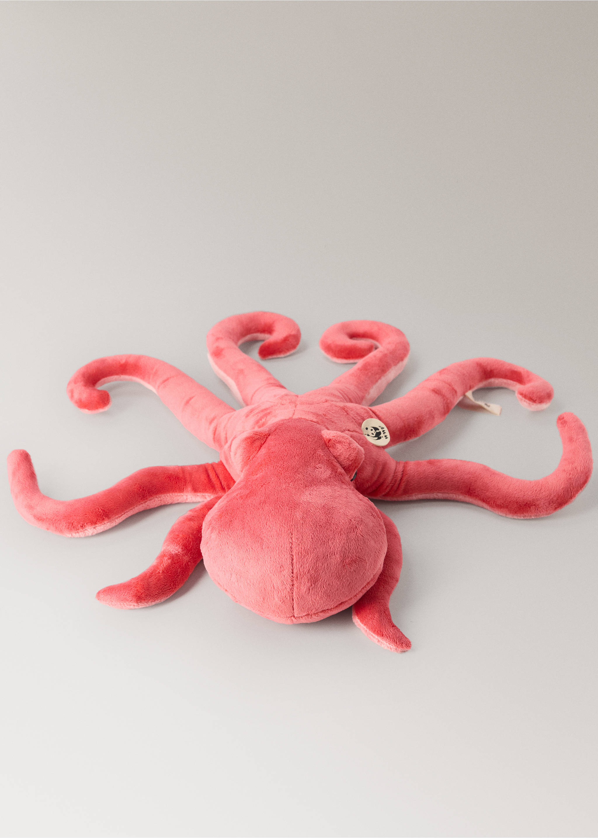 Octopus Plush - WWF - Details of the article 3, Pastel Pink. Ref: 27026007-00.