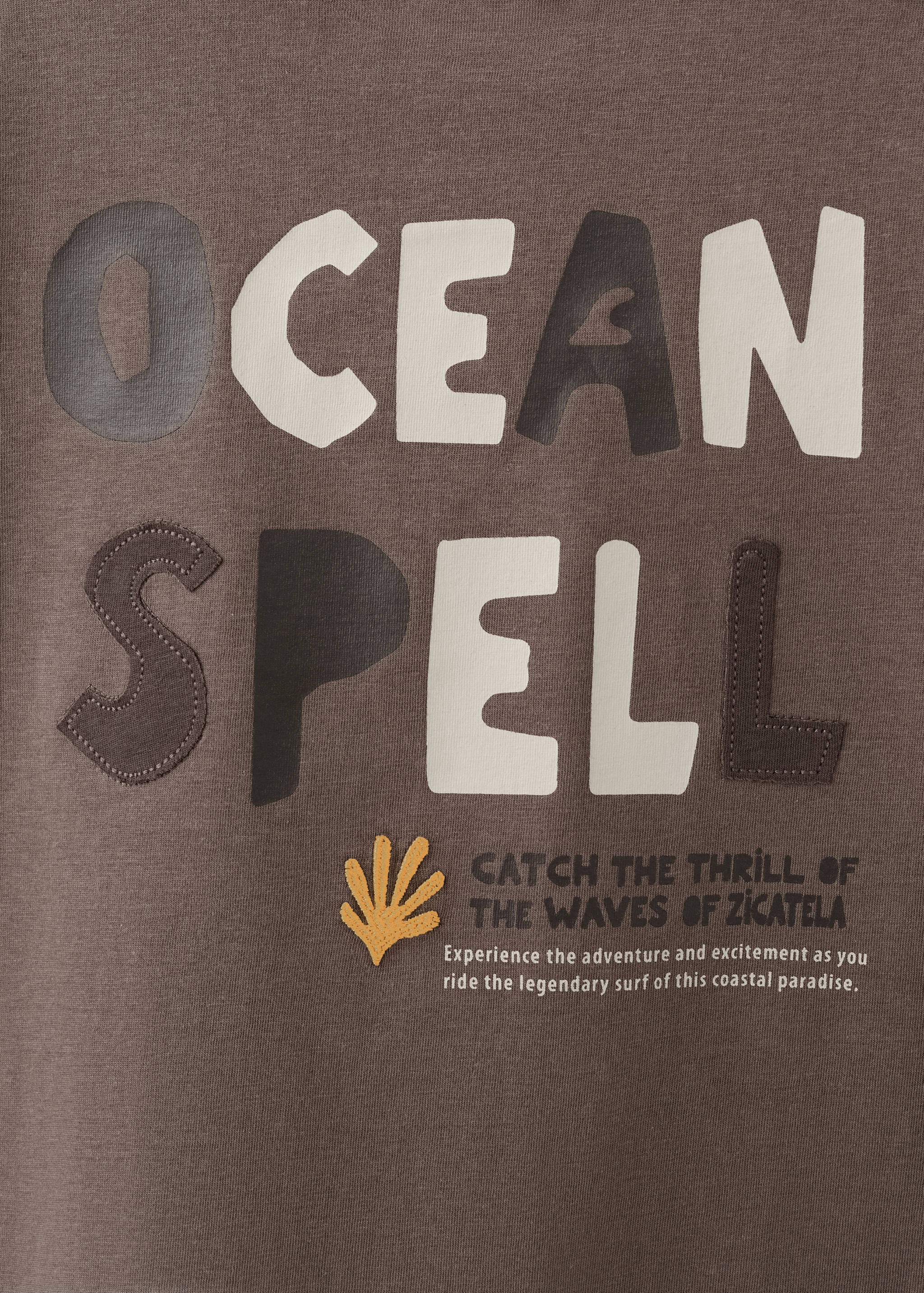 Printed cotton-blend t-shirt - Details of the article 0