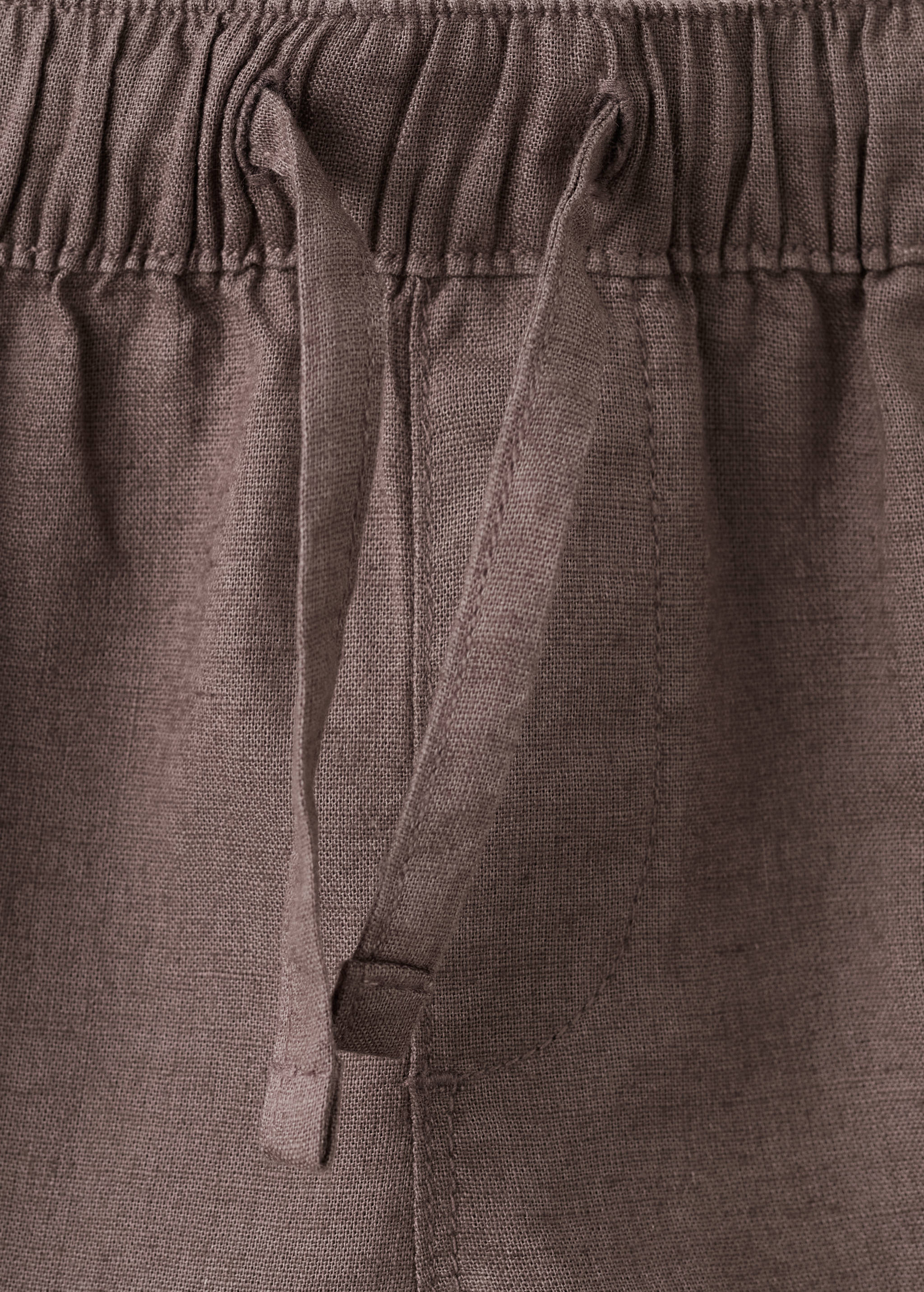 Bermudas cargo mezcla lino y algodón - Detalle del artículo 8