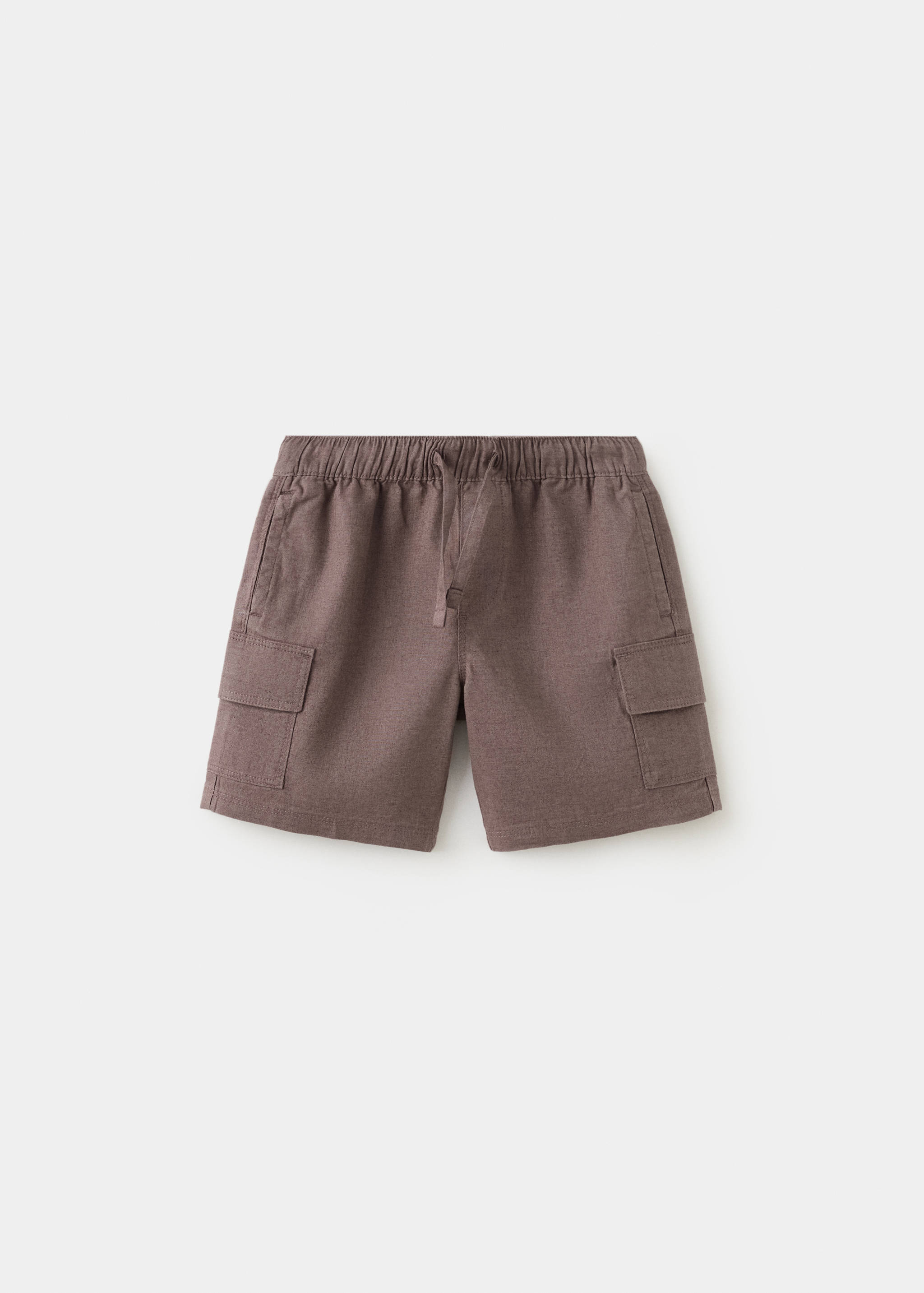 Bermudas cargo mezcla lino y algodón - Artículo sin modelo
