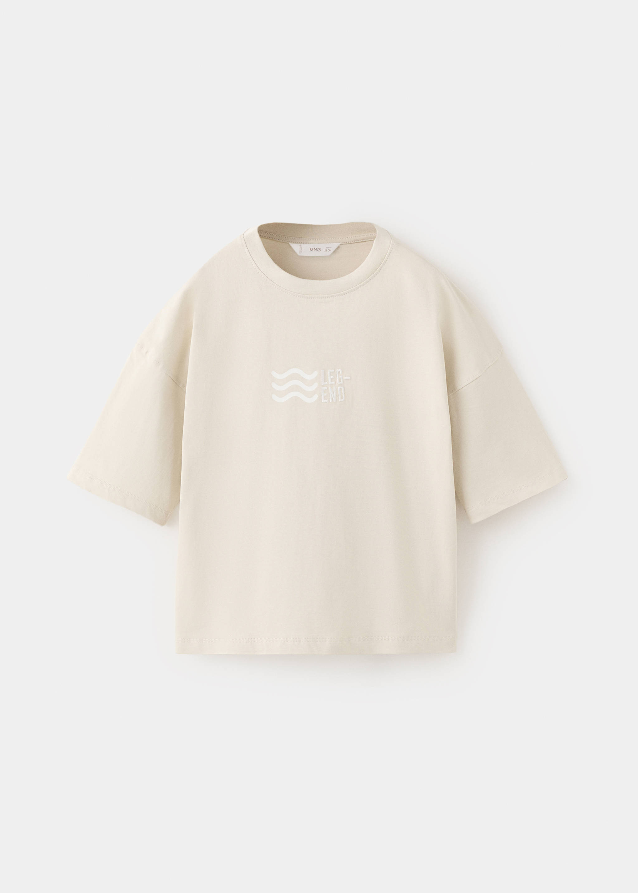 Printed cotton-blend t-shirt - Article without model