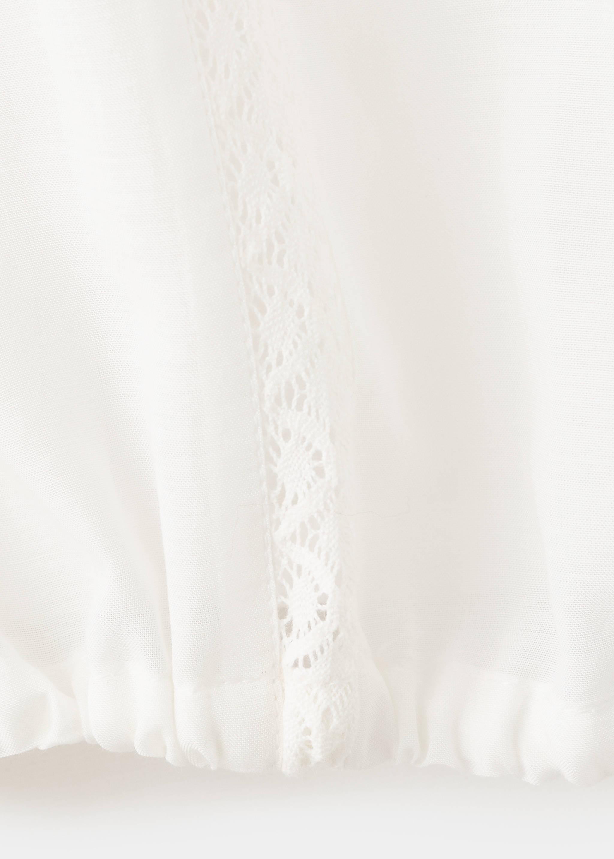 Embroidered openwork blouse - Details of the article 0