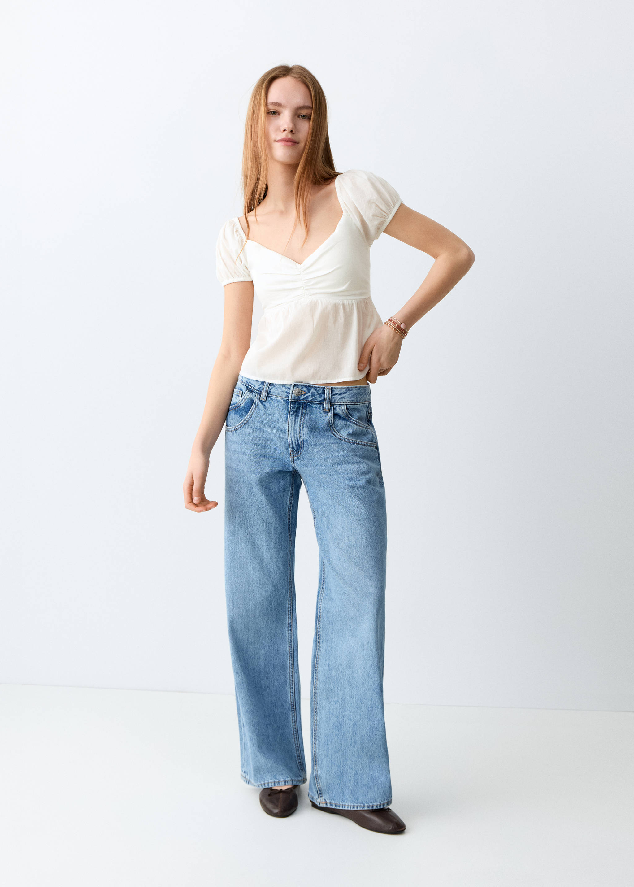 Cotton crop top - General plane