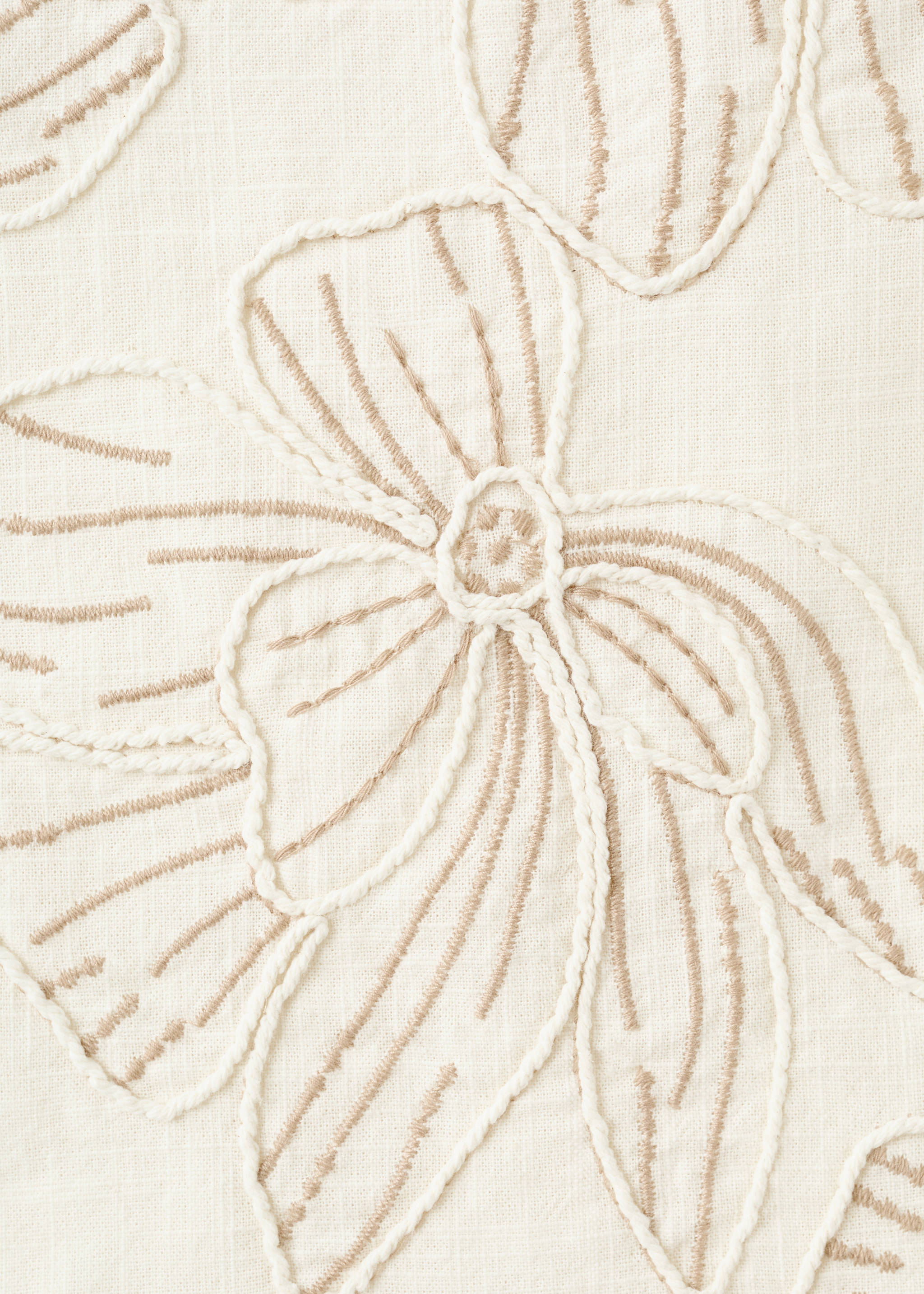 Blouse en coton fleurs brodées - Détail de l'article 8