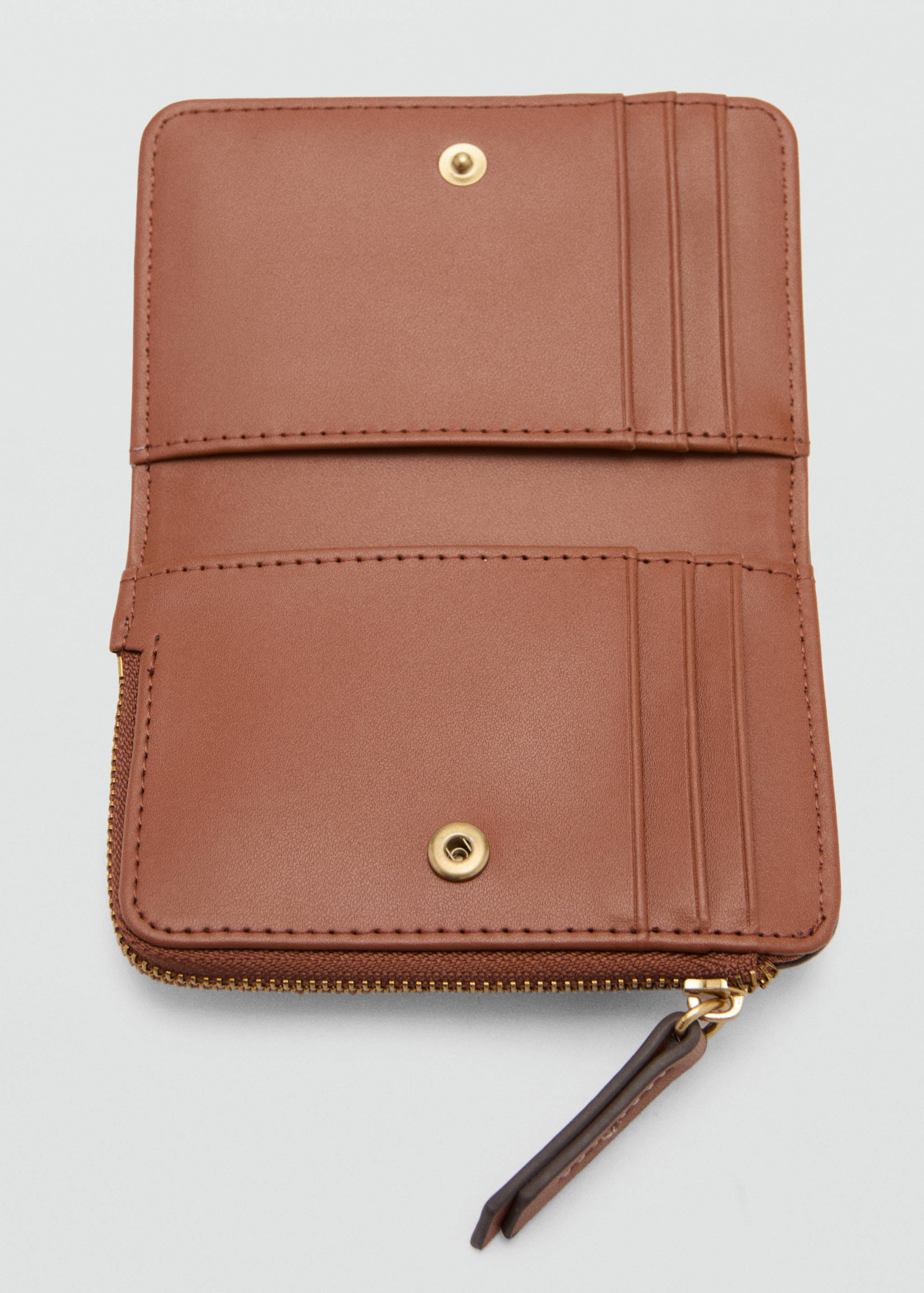 Portefeuille petit effet saffiano - Détail de l'article 1