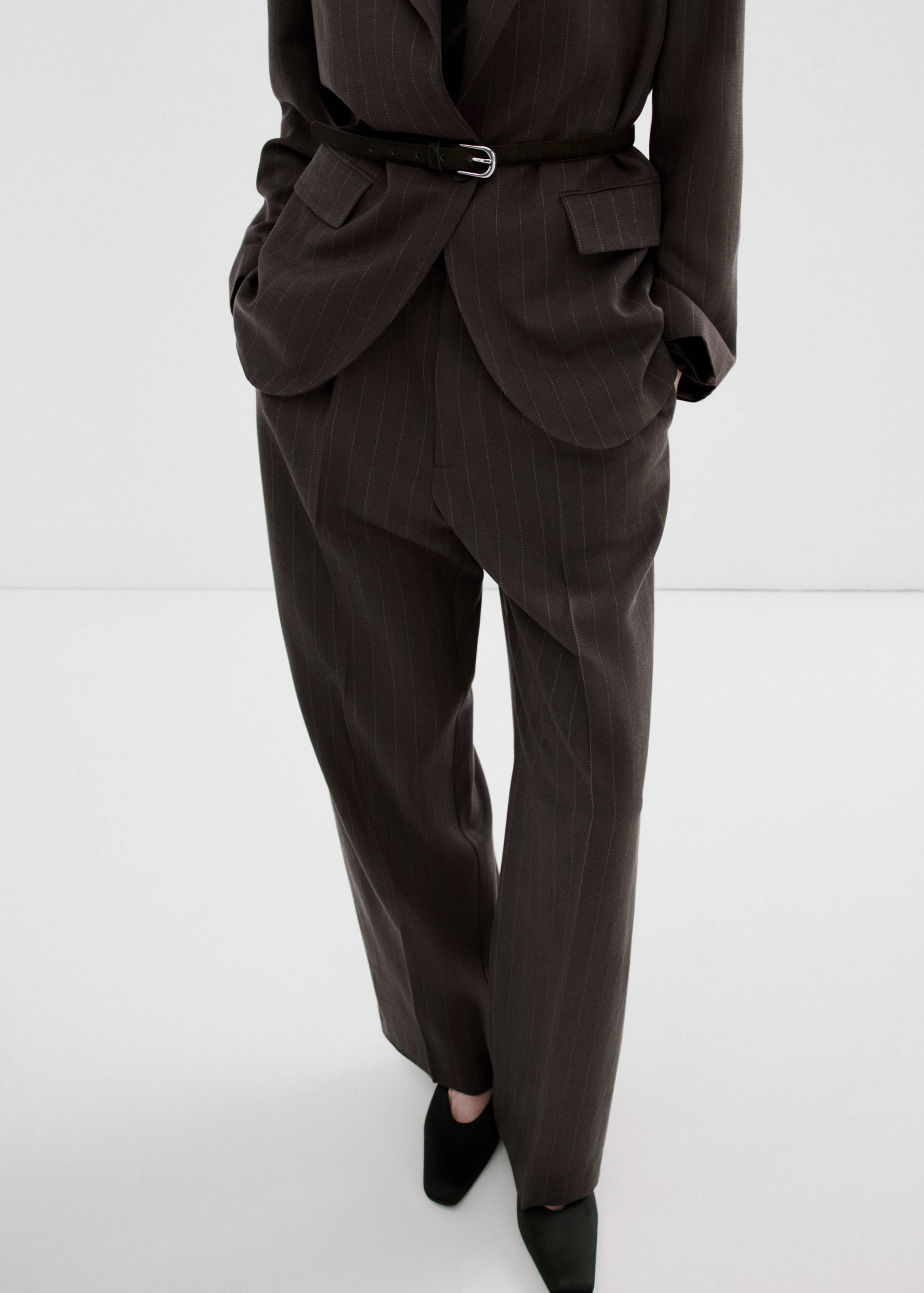 Lyocell suit trousers - Medium plane