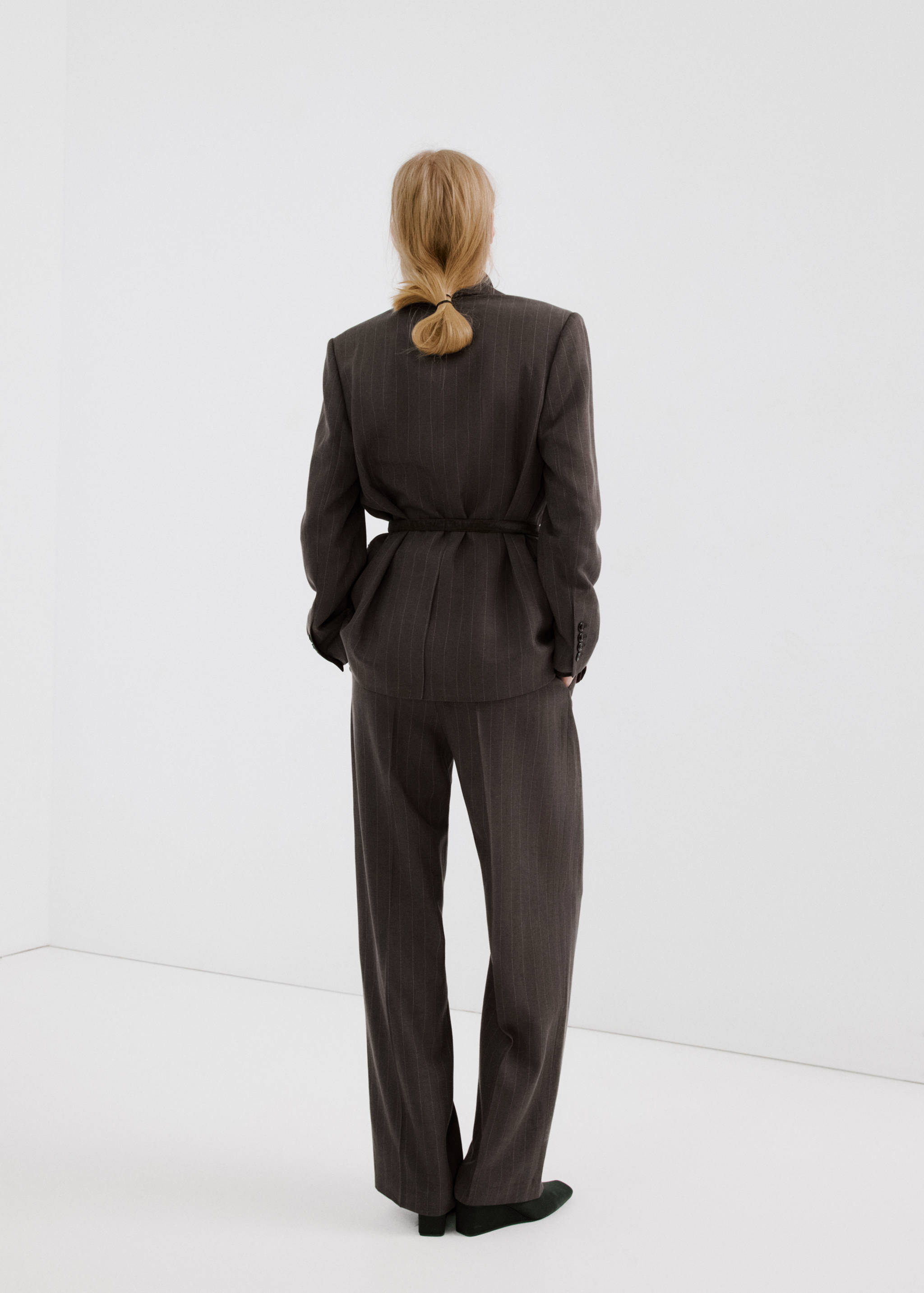 Lyocell suit trousers - Reverse of the article