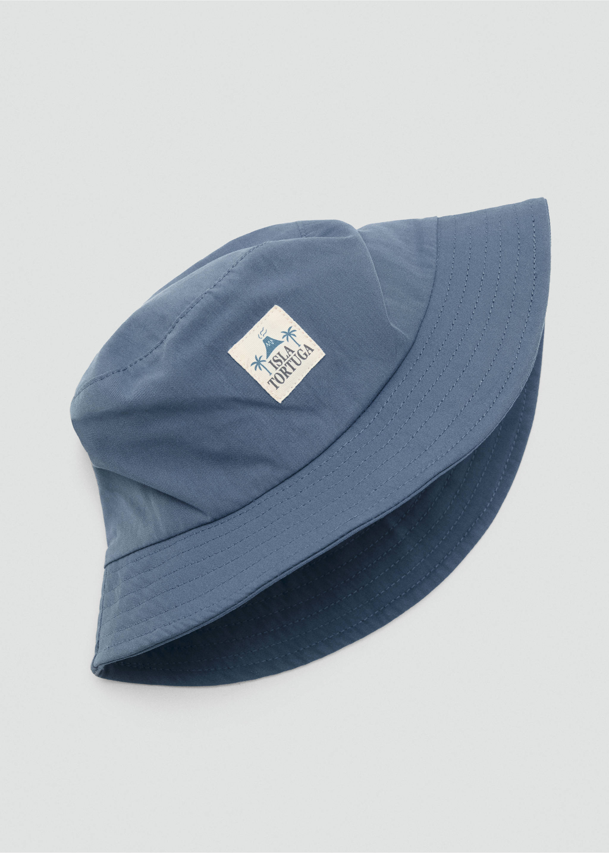 Gorro bucket bordado - Detalle del artículo 1, Azul. Ref: 27026359-00.