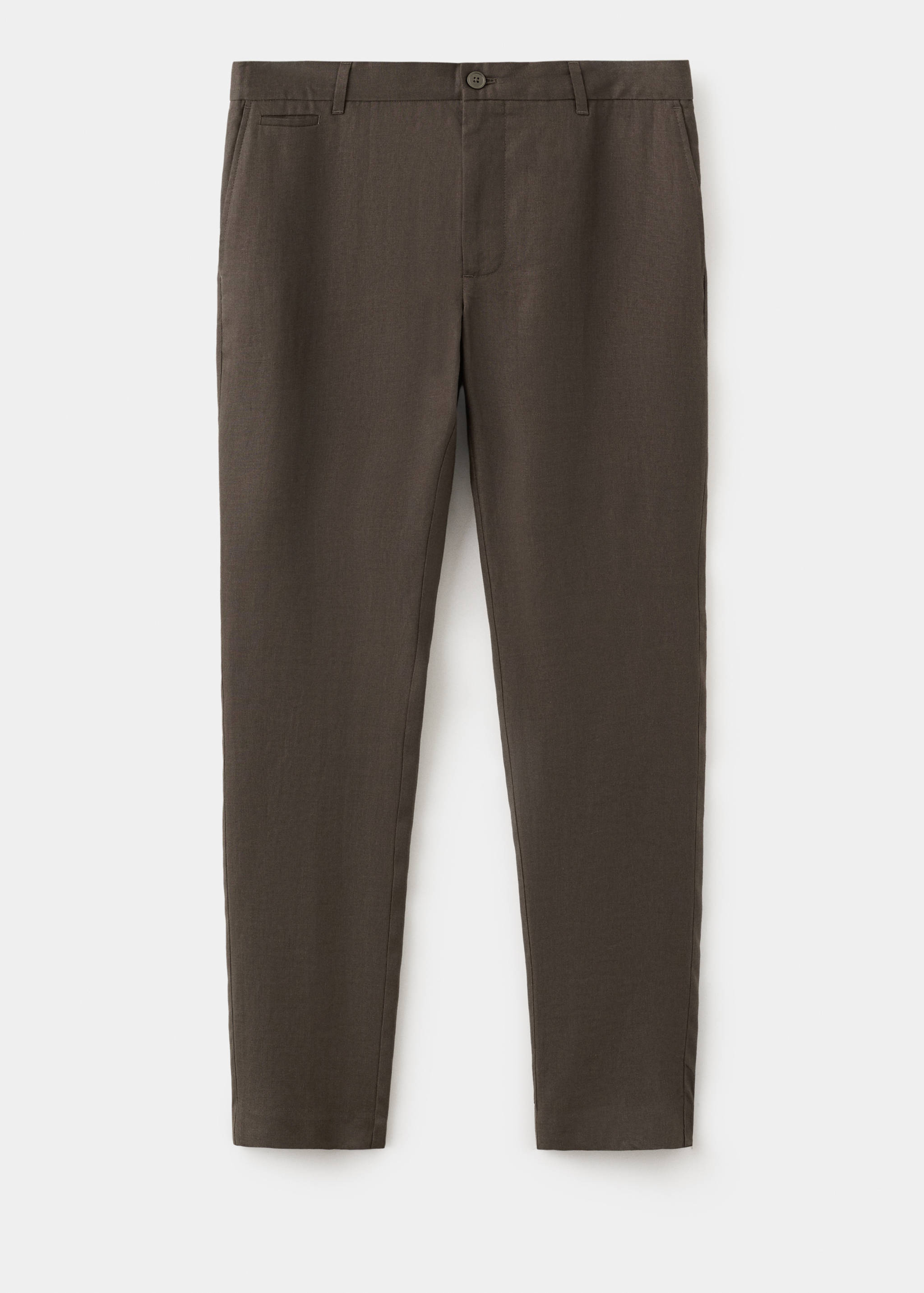 Pantalón 100% lino slim fit - Artículo sin modelo