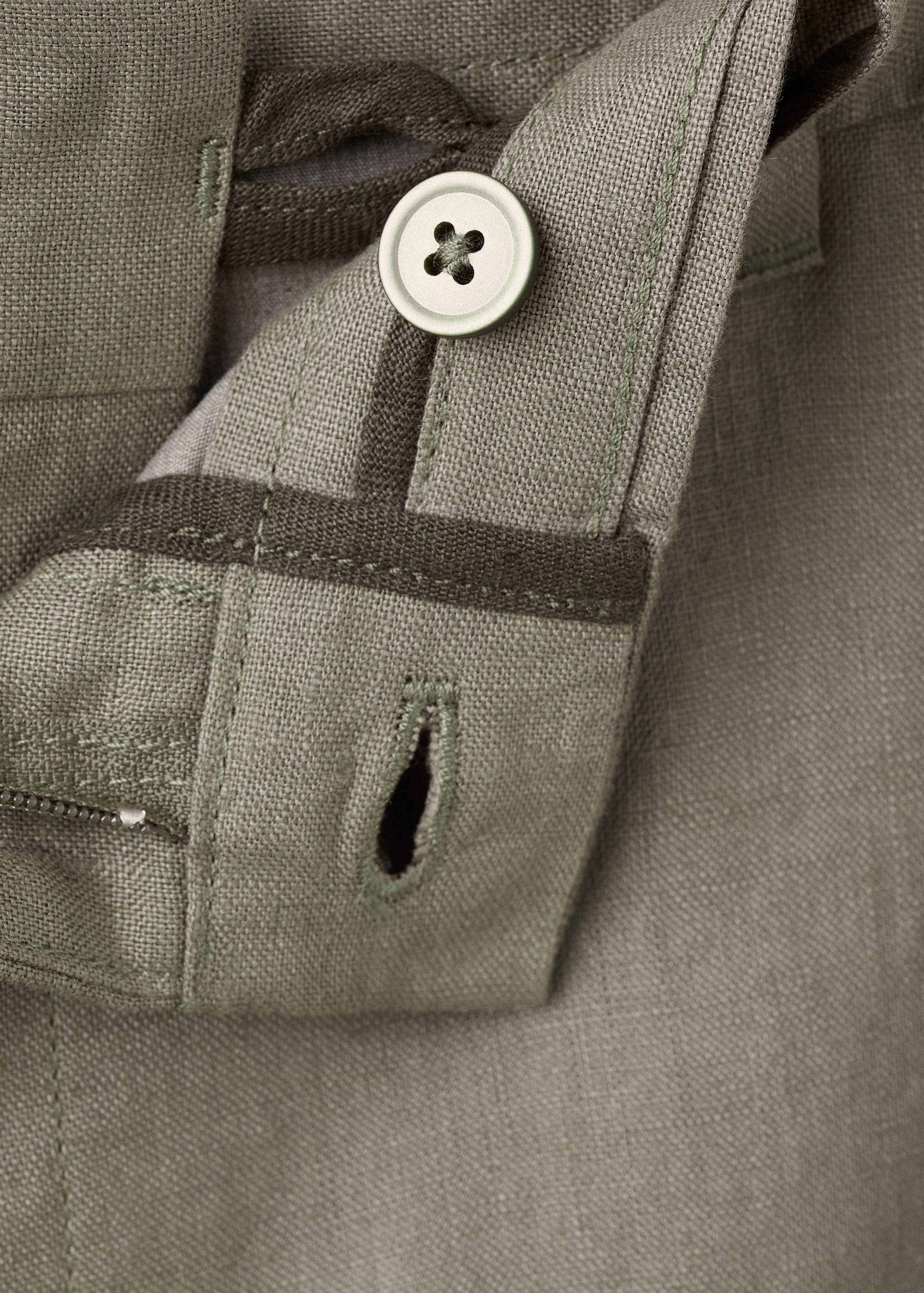 Pantalón 100% lino slim fit - Detalle del artículo 8