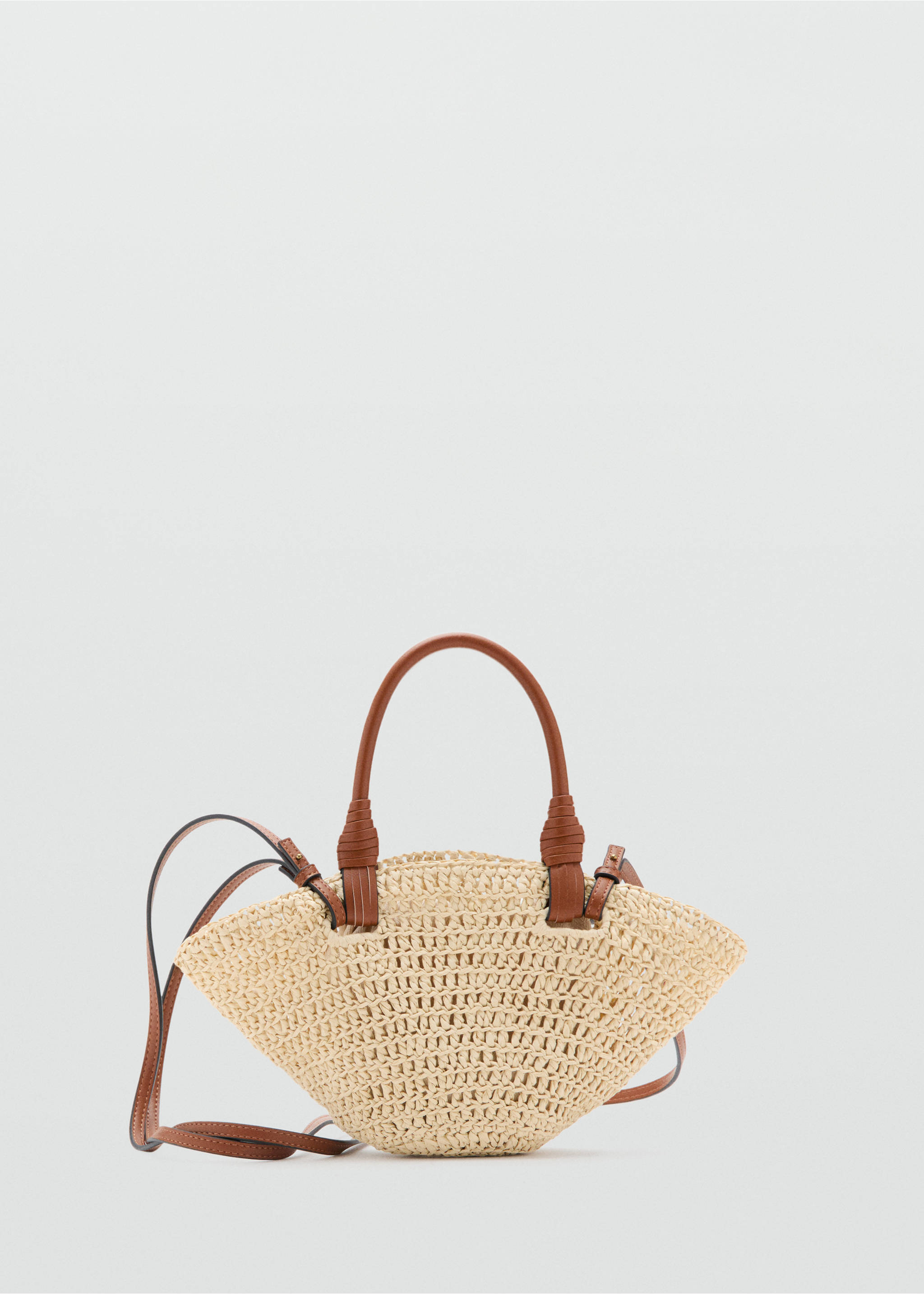 Basket-style shoulder bag - Article without model, Brown. Ref: 27026716-00.