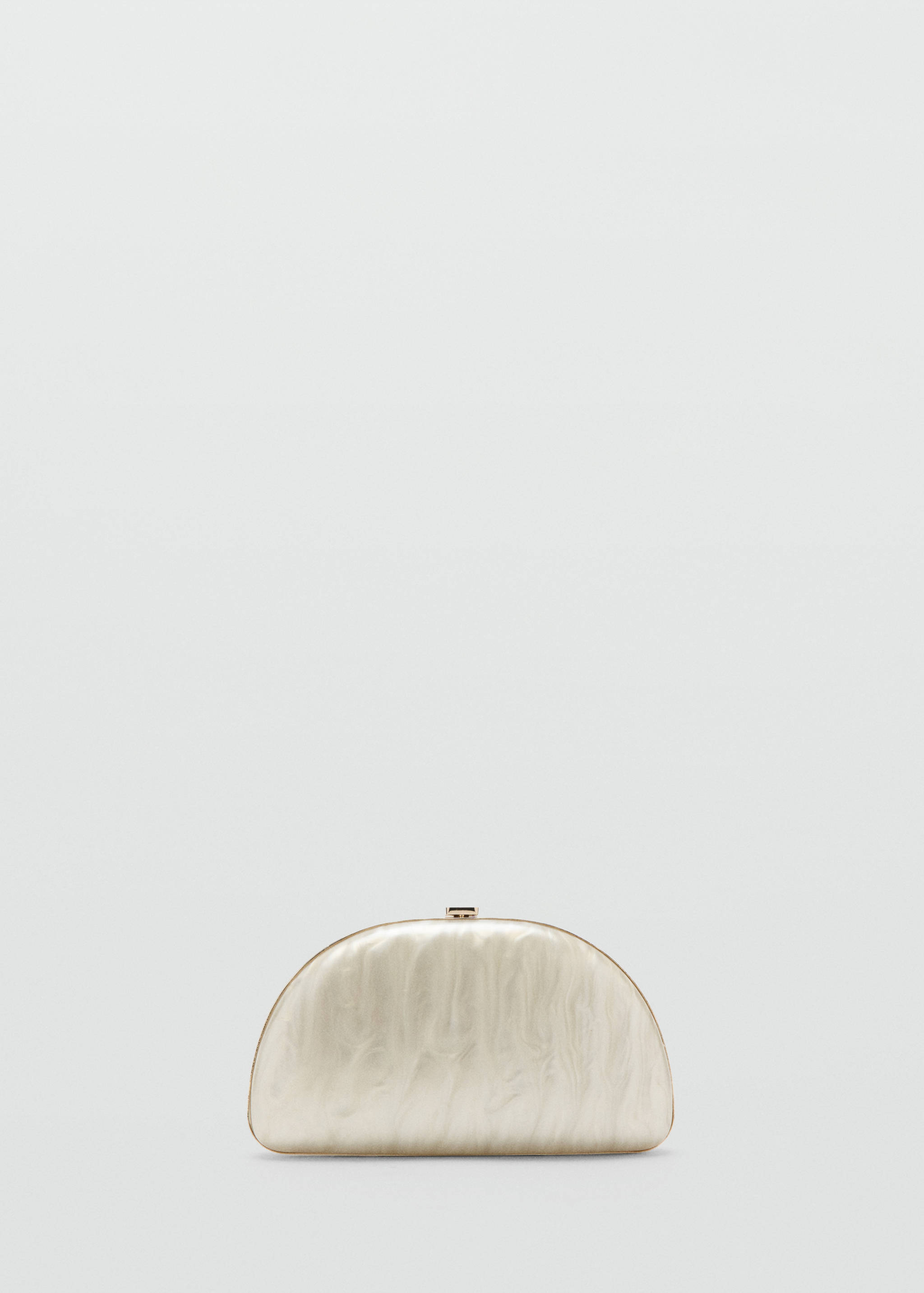 Pearl-effect clutch bag - Article without model
