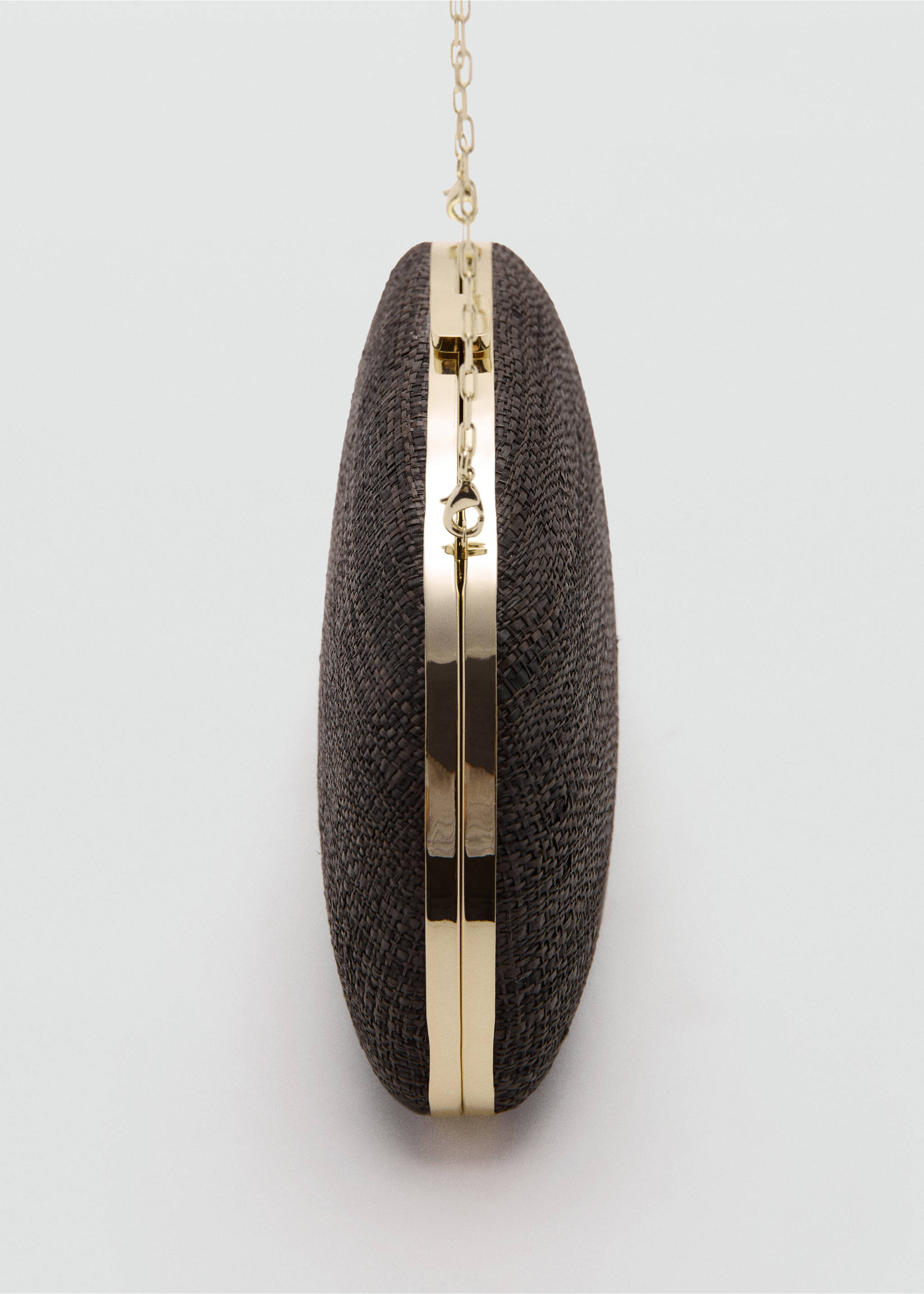 Клатч из натурального волокна - Деталь изделия 1, Шоколадный. Ref: 27026718-00.