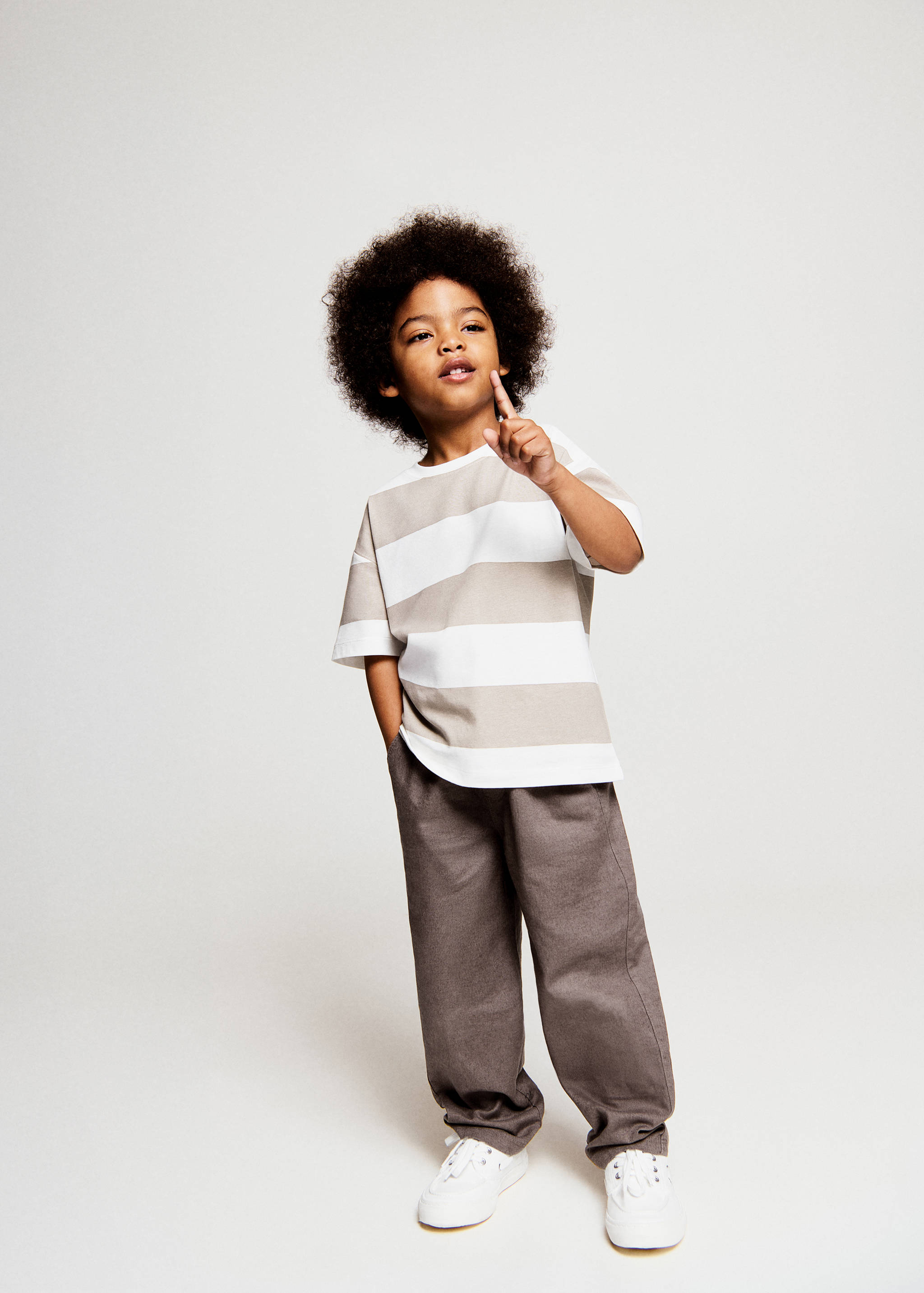 Pantalon lin coton - Plan général