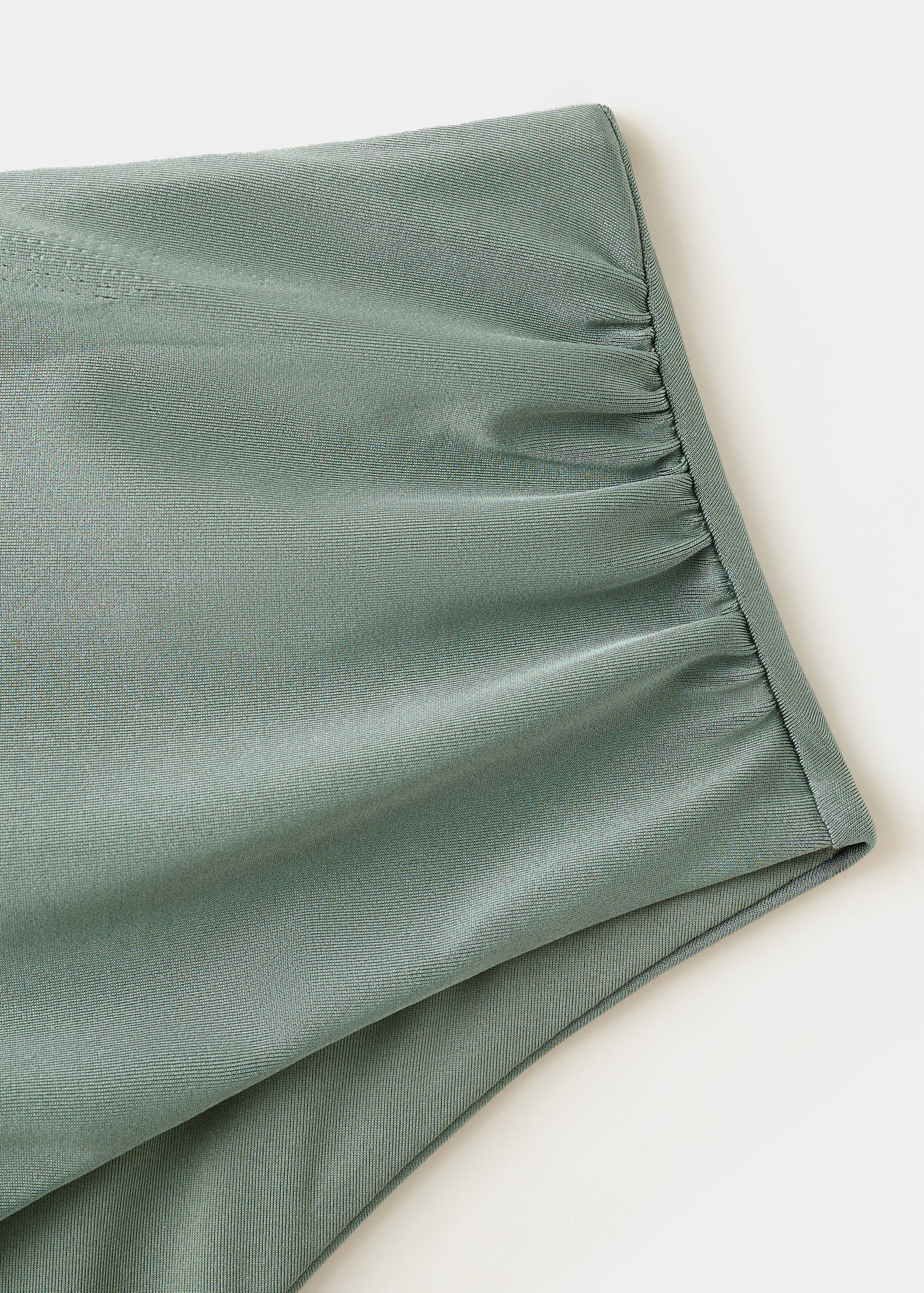 High-waisted draped bikini bottom - Details of the article 8