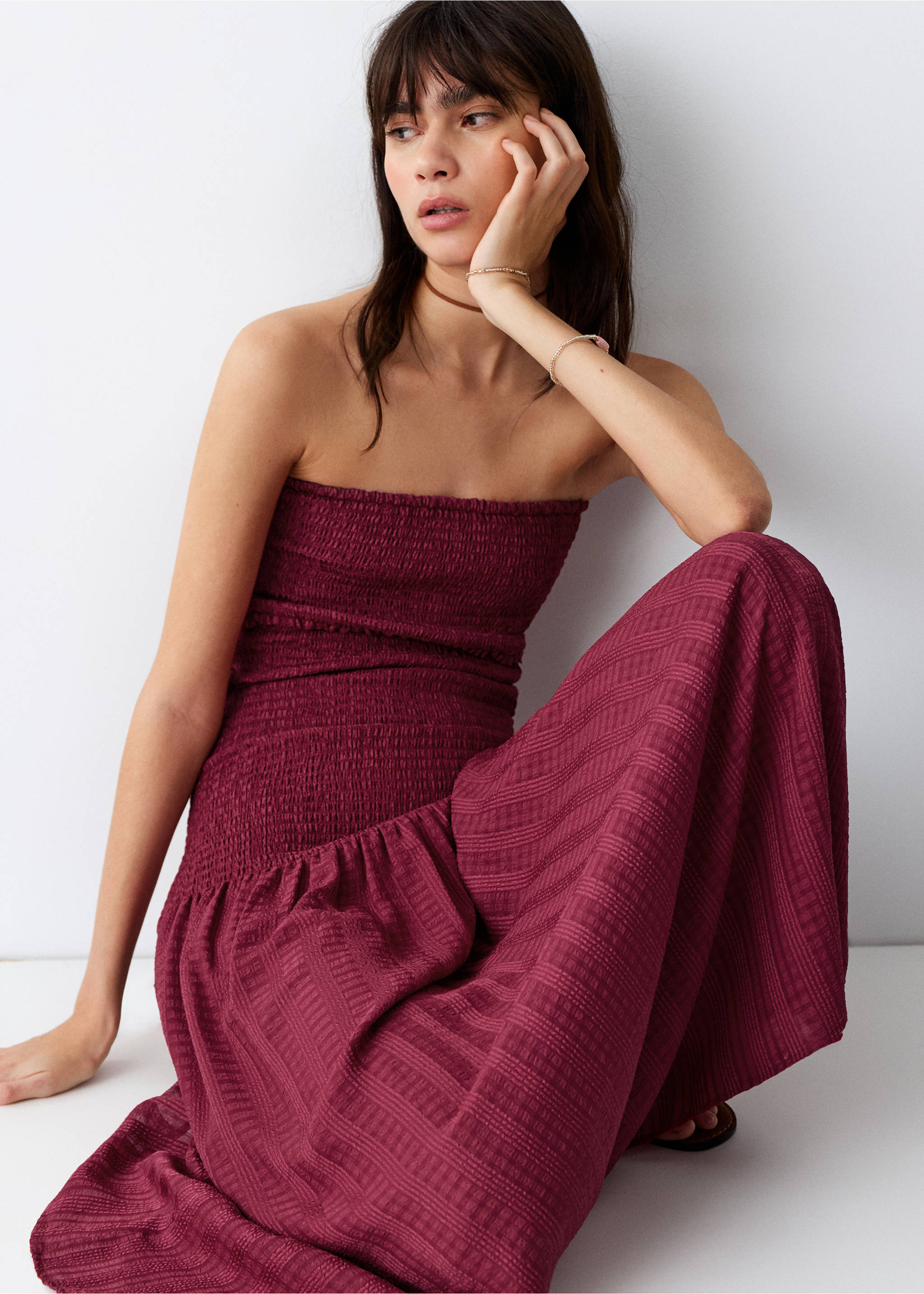 Vestit paraula d'honor frunzit - Detall de l'article 1, Grana. Ref: 27026729-00.