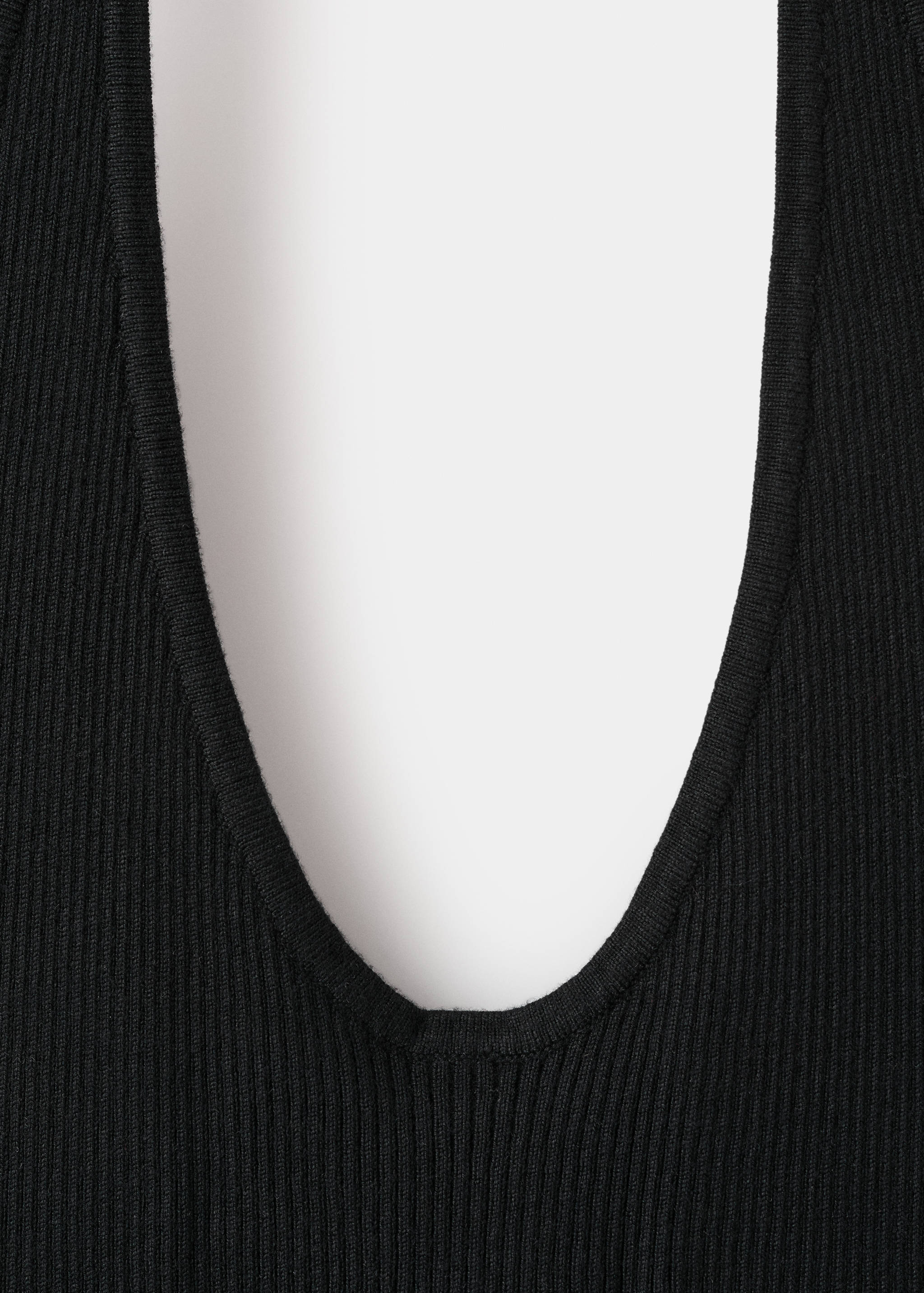 Топ в рубчик с американской проймой - Деталь изделия 0