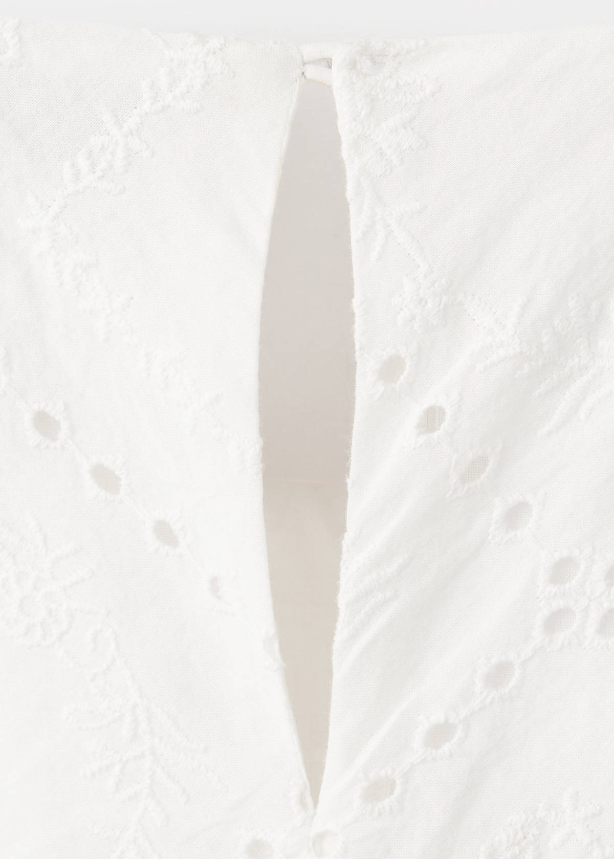 Short balloon dress — White
