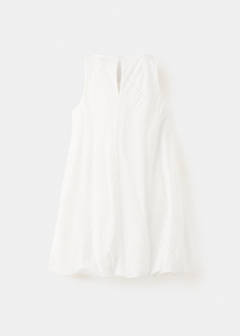 Short balloon dress — White 9