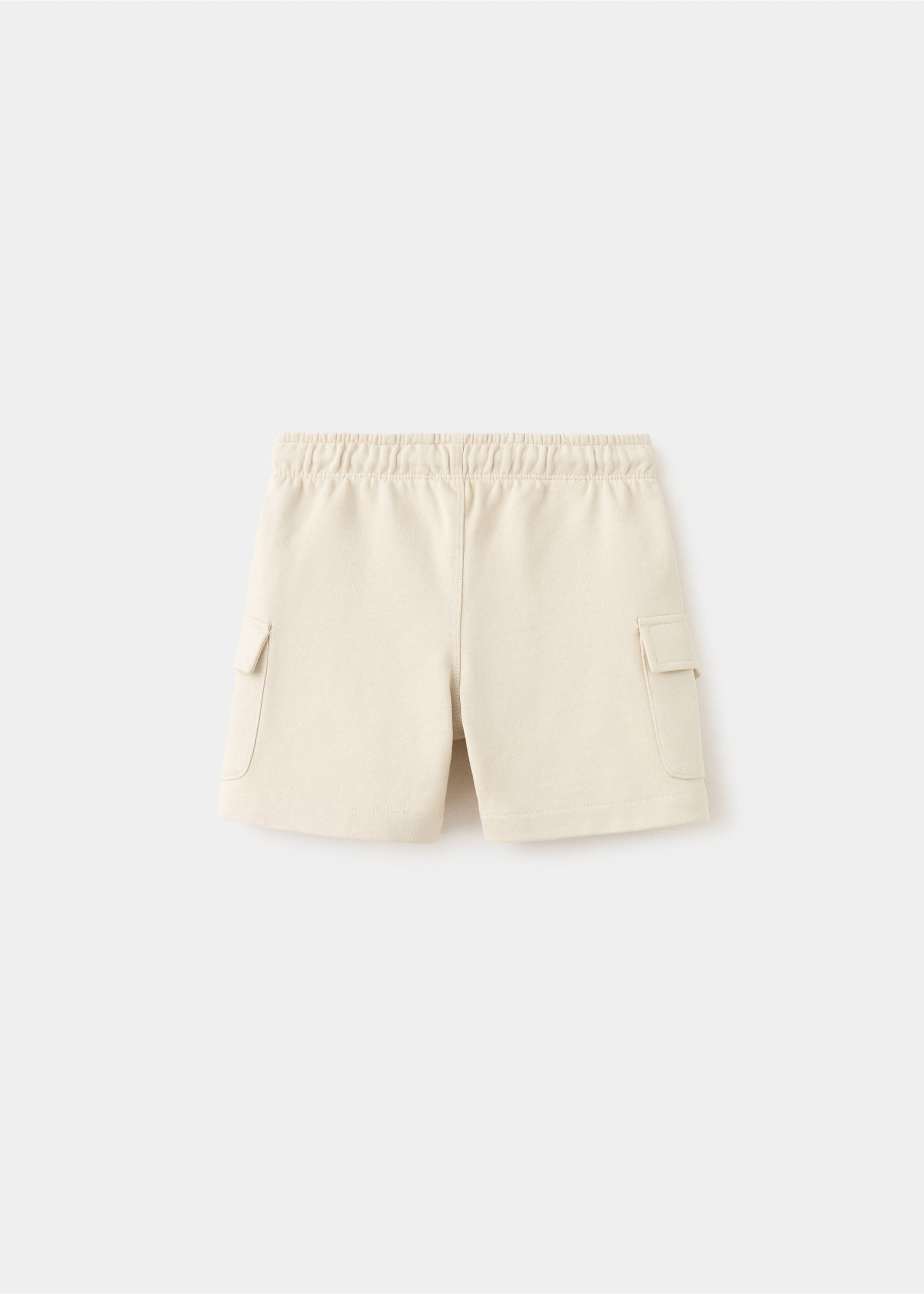 Bermudas cargo cordón - Reverso del artículo, Beige. Ref: 27026733-00.