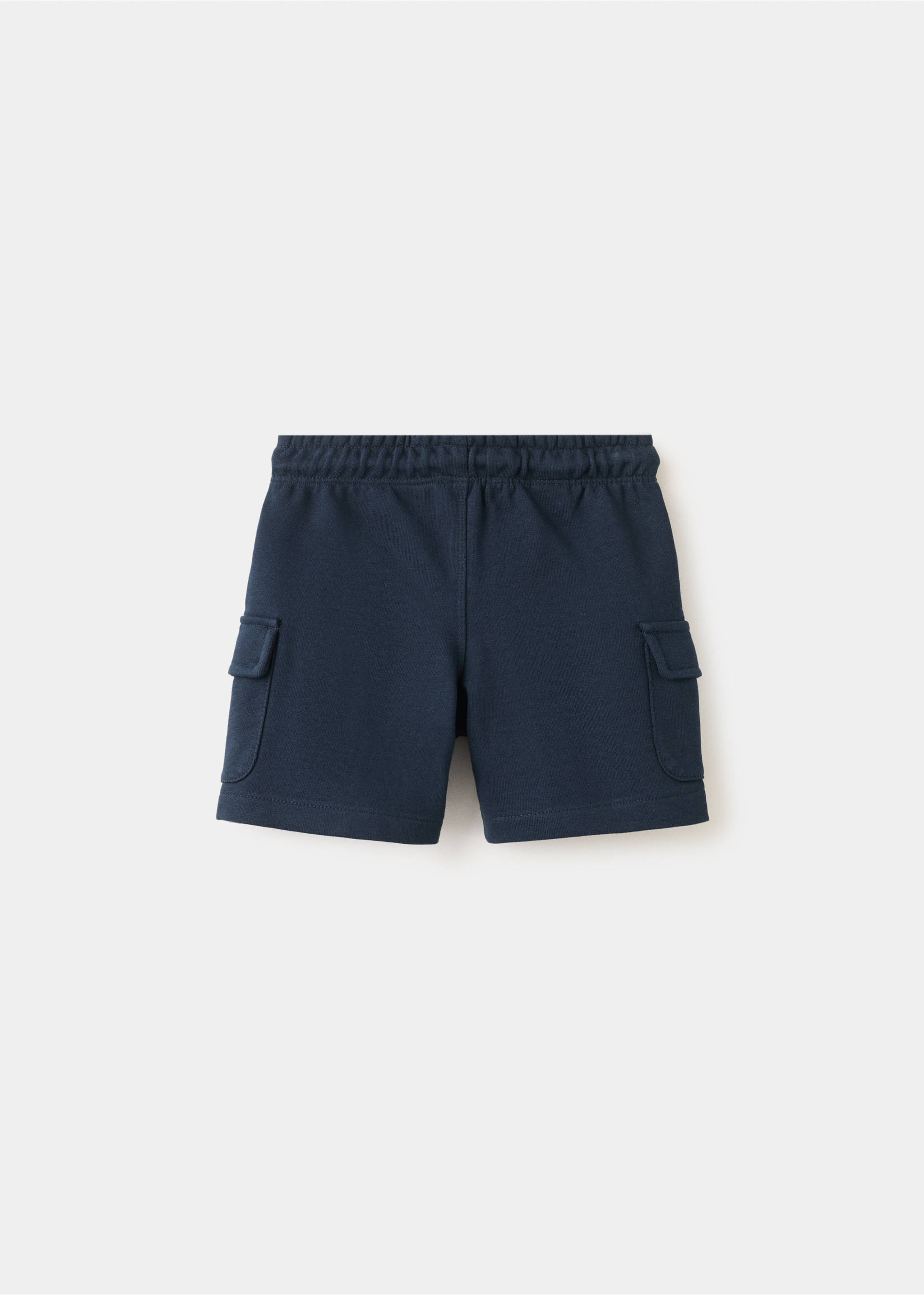 Bermudas cargo cordón - Reverso del artículo, Azul marino. Ref: 27026733-00.