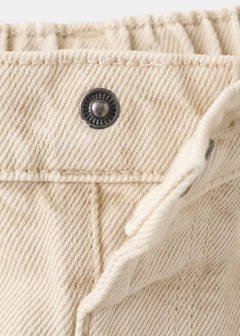 Straight-fit denim bermuda shorts — Light/Pastel Grey 4