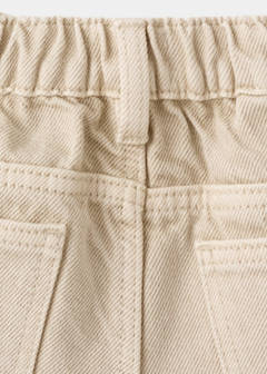 Straight-fit denim bermuda shorts — Light/Pastel Grey 7