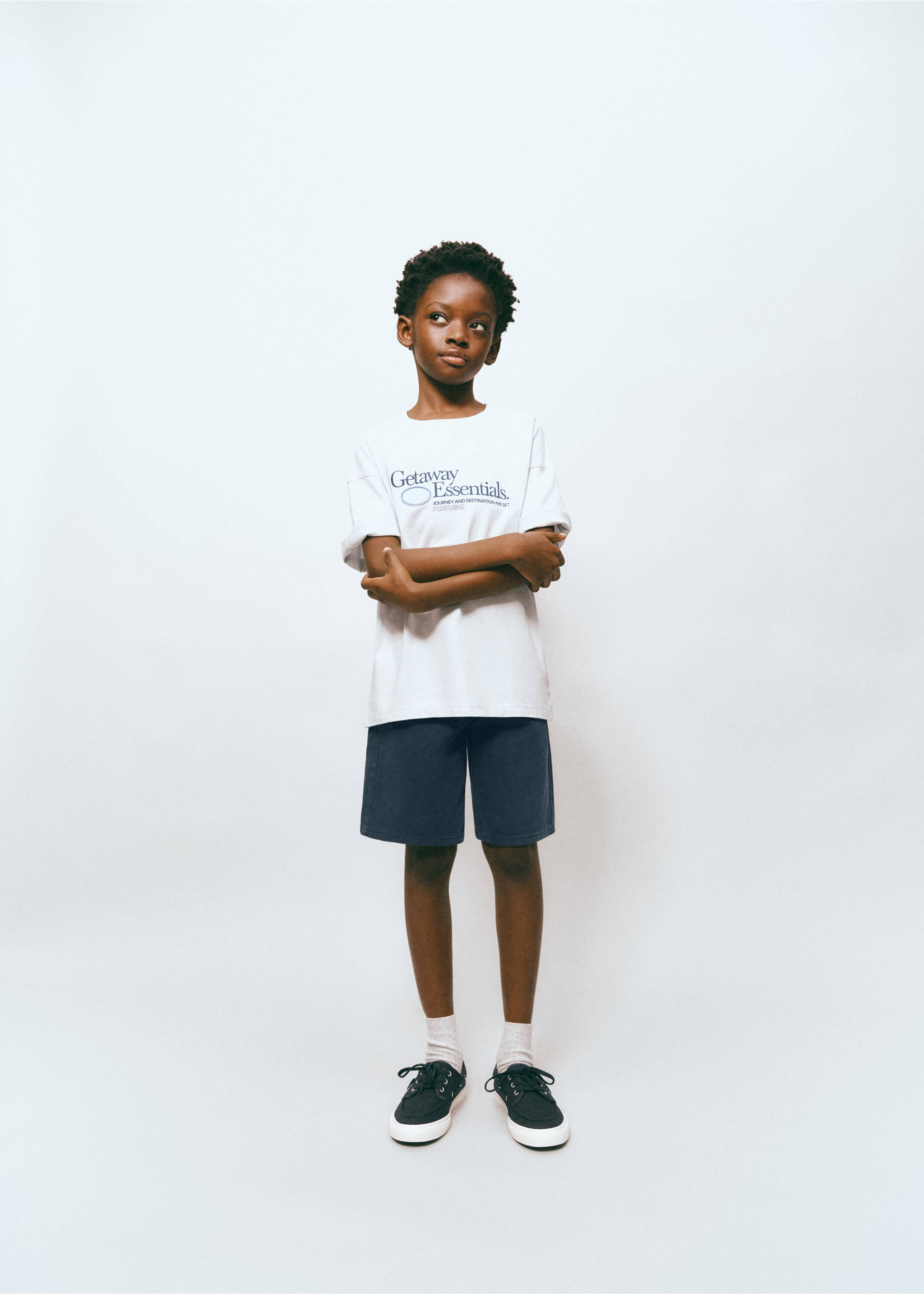 Bermudas vaqueras - Plano general, Azul marino. Ref: 27026736-00.