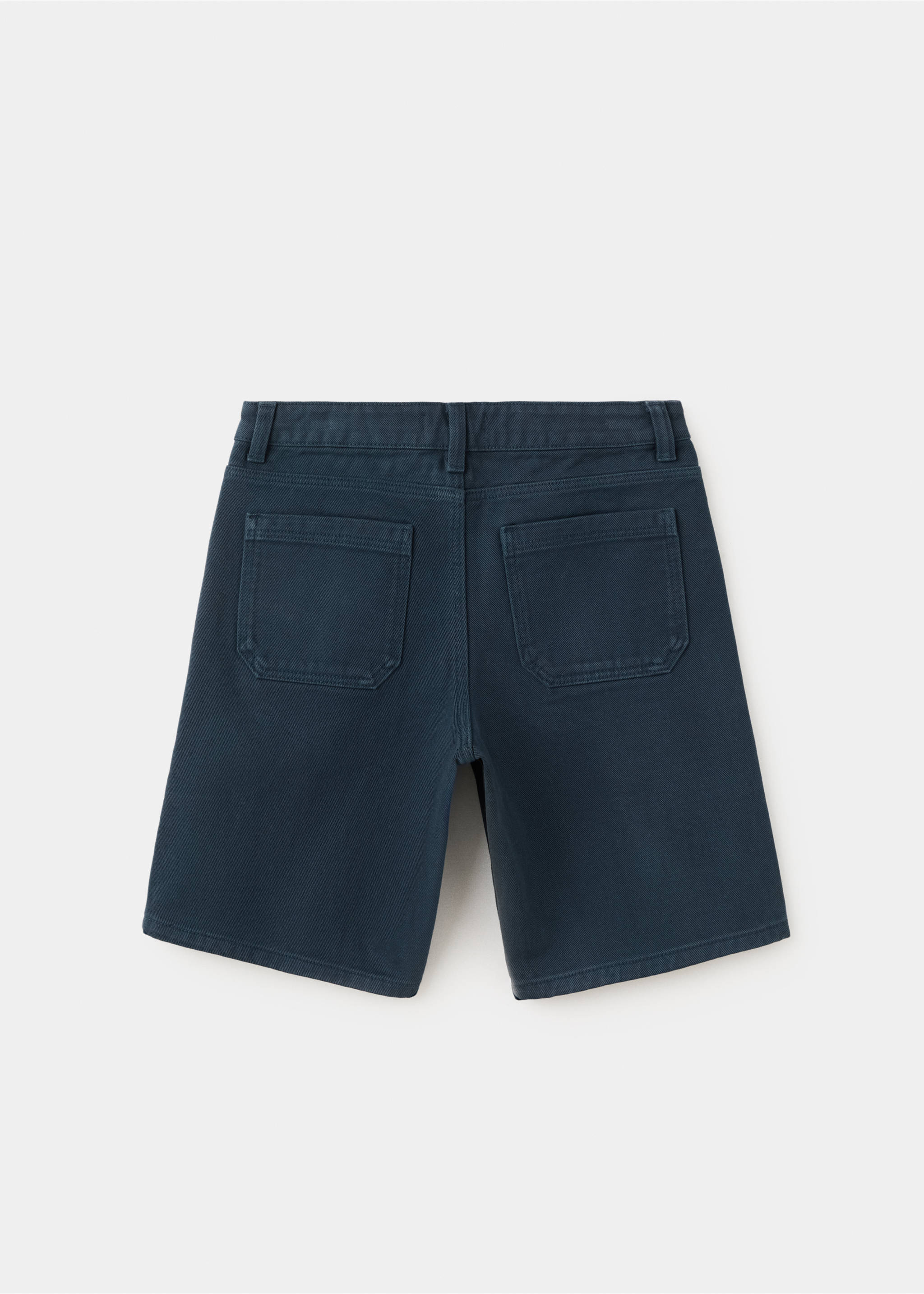 Denim Bermuda shorts - Reverse of the article, Navy. Ref: 27026736-00.