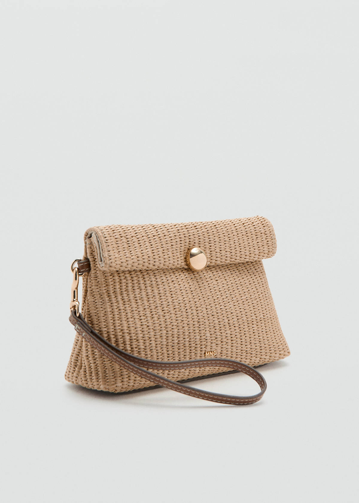 Flap pouch — Beige
