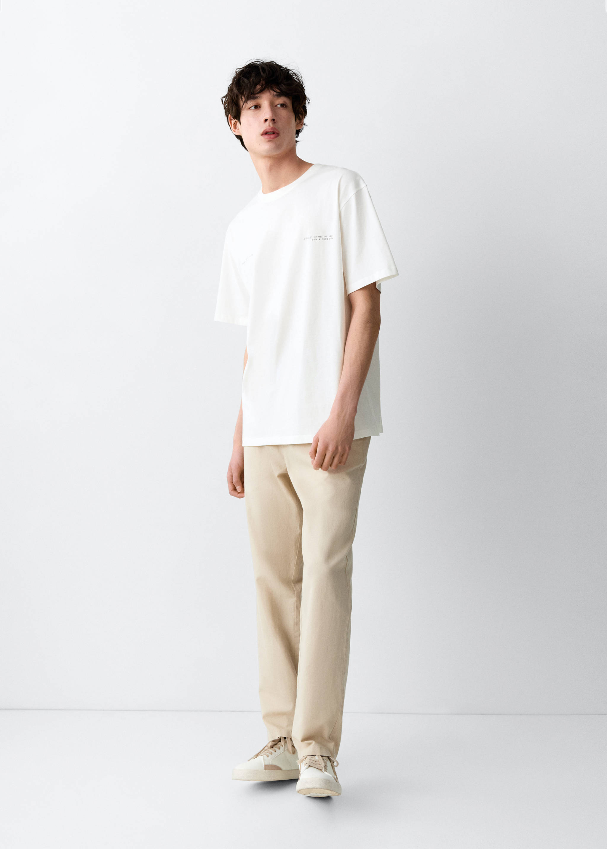 Camiseta algodón estampada - Plano general