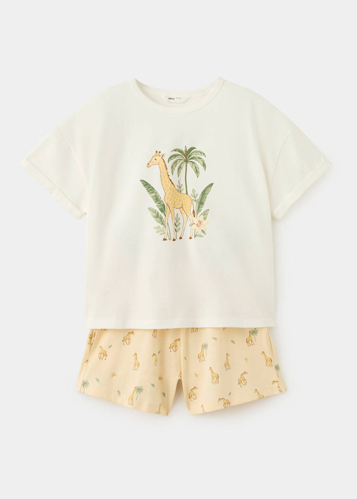 Printed short pyjamas — Off White